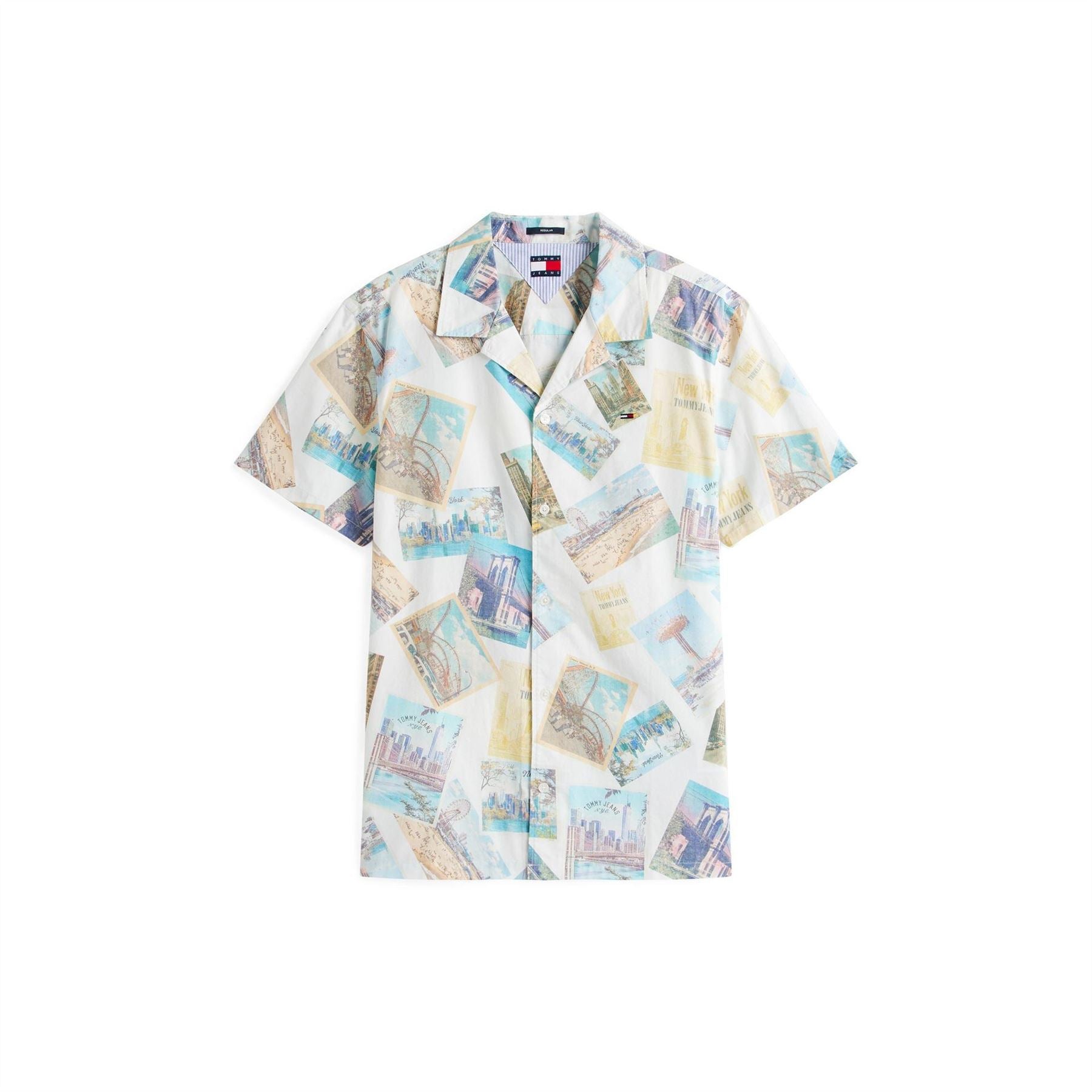 Tommy Jeans All Over Print Camp Patterned Shirt