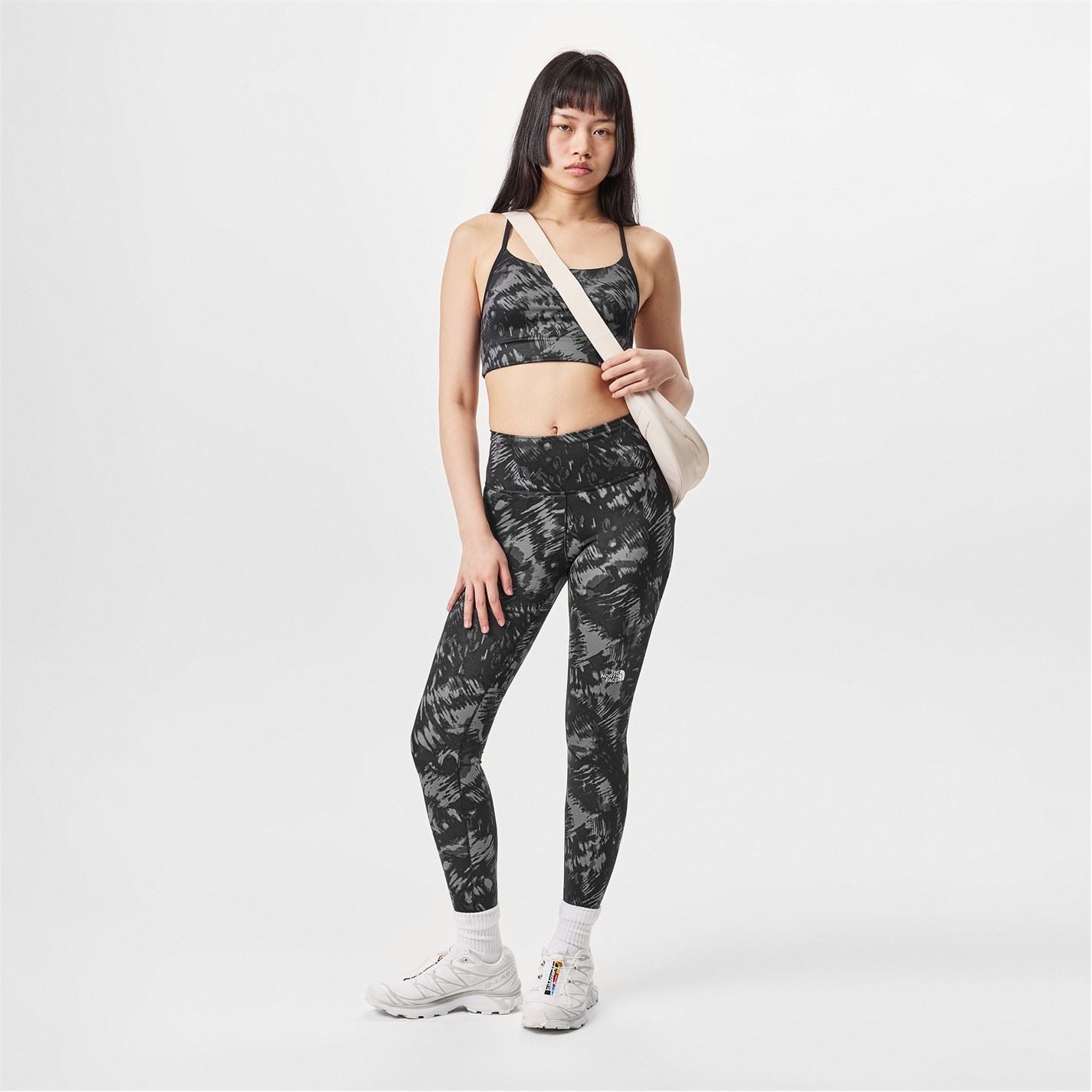 The North Face North Face W Flex 25in Tight Aop Tnf Black Wat