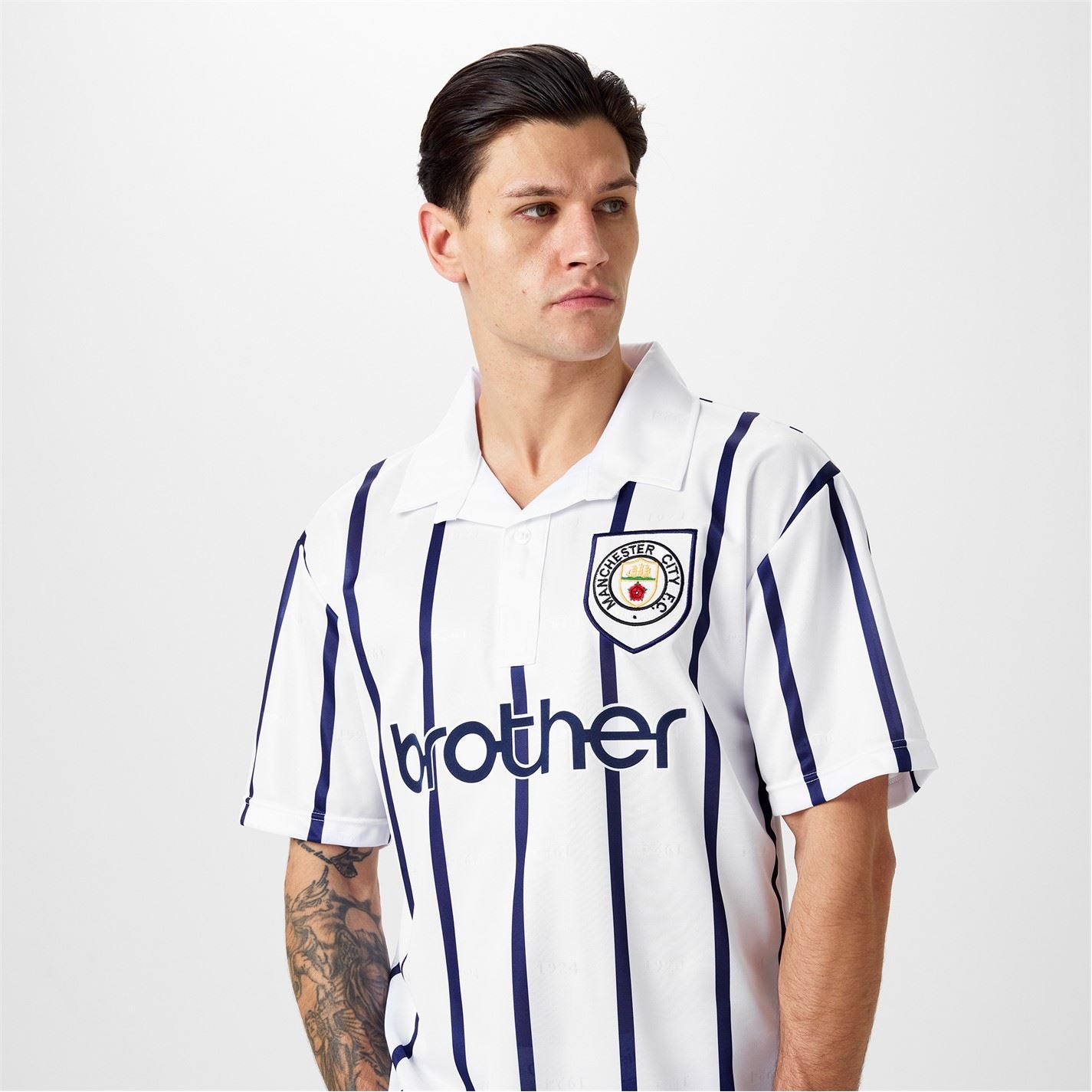 Score Draw Manchester City 93 Away Shirt Adults