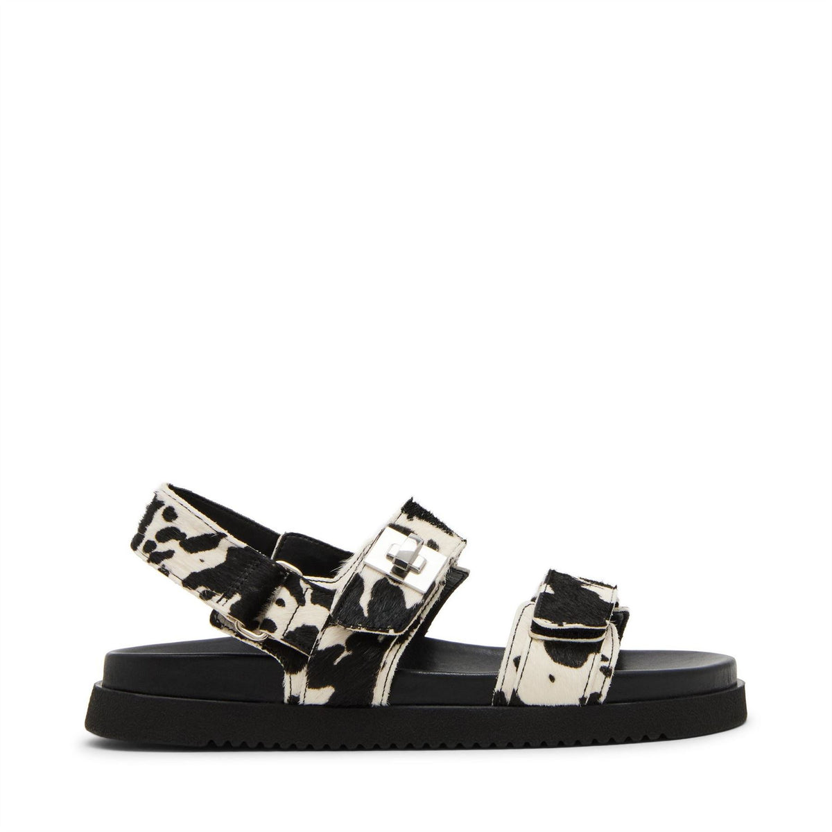 Steve Madden Mona C Leopard Patterned Open Toe Sandals