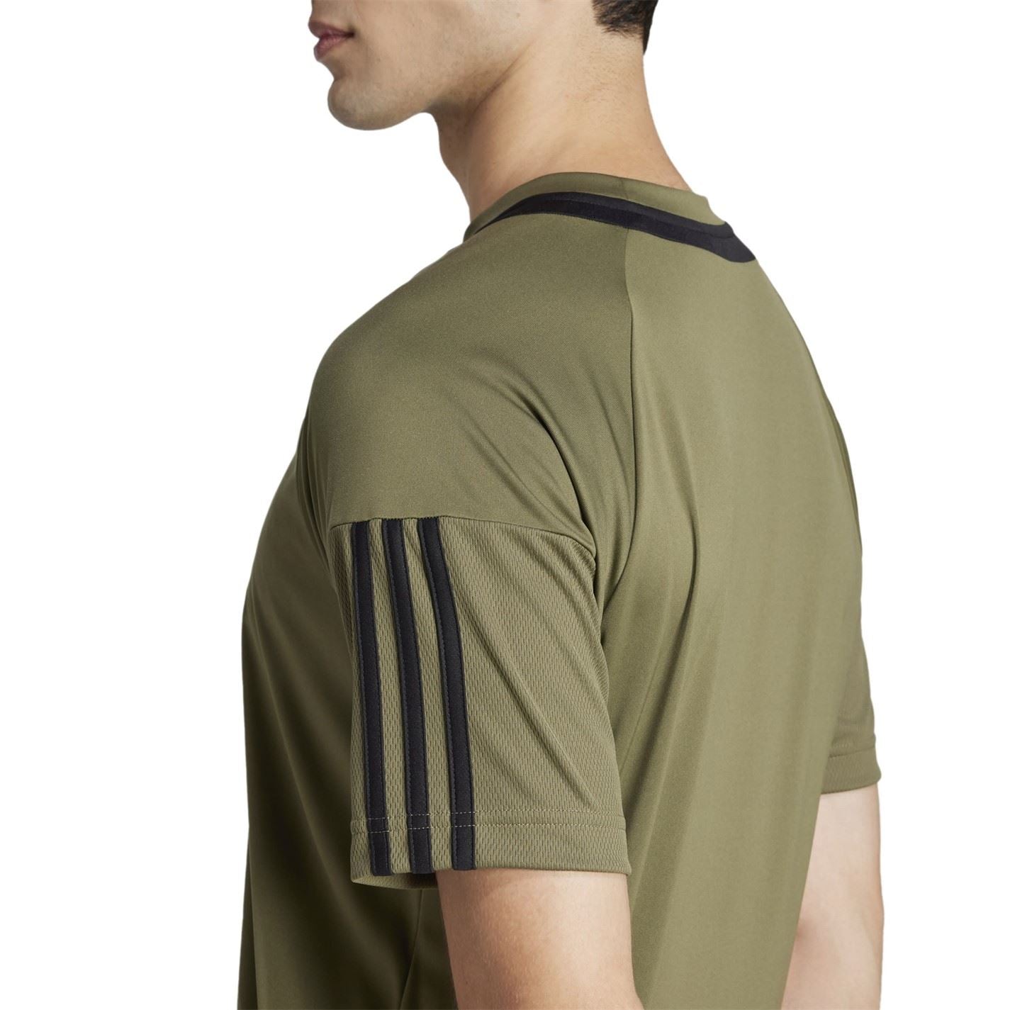 adidas Mens Classic 3 Stripe Sereno T-Shirt