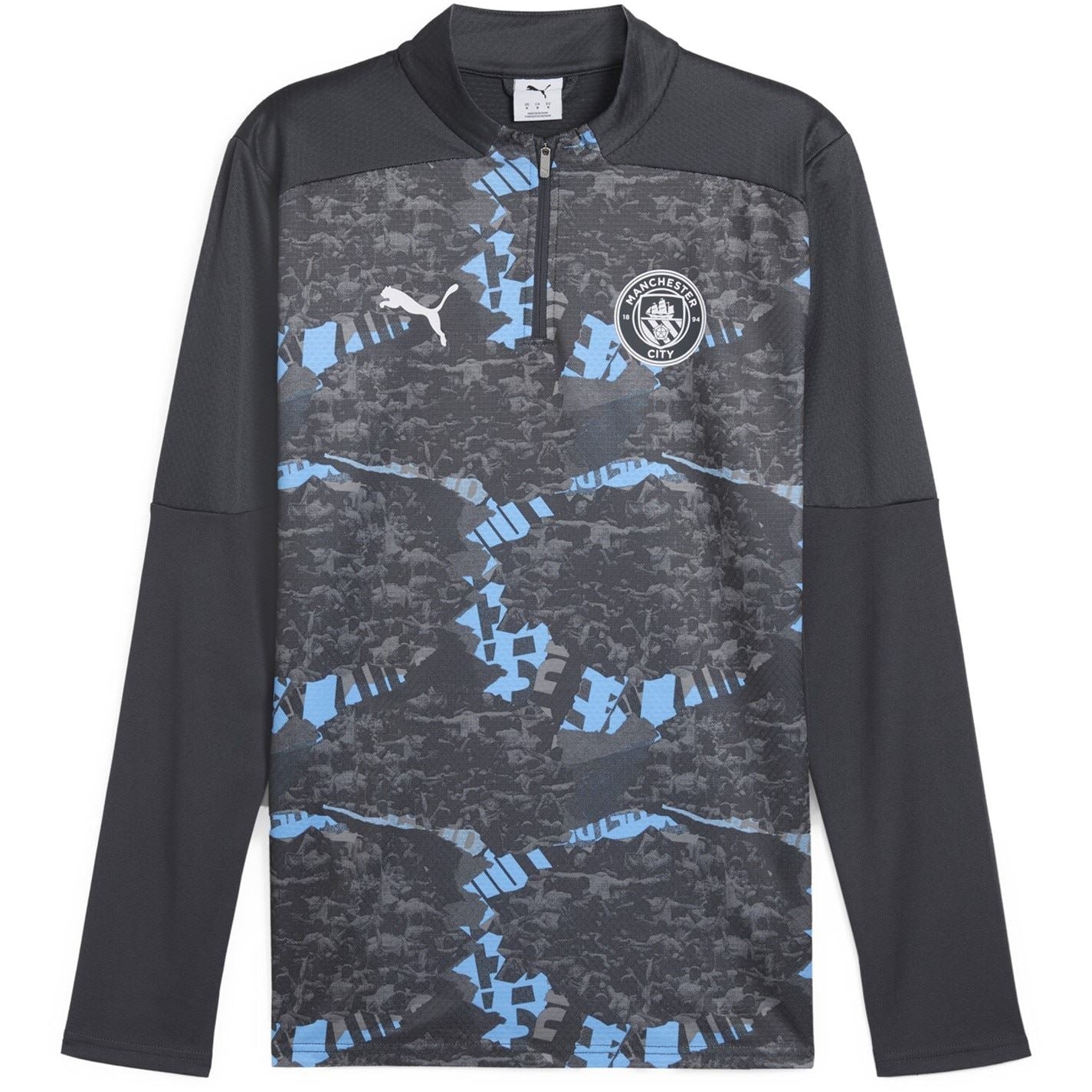 Puma Manchester City Pre Match Quarter Zip Top 2024 2025 Adults