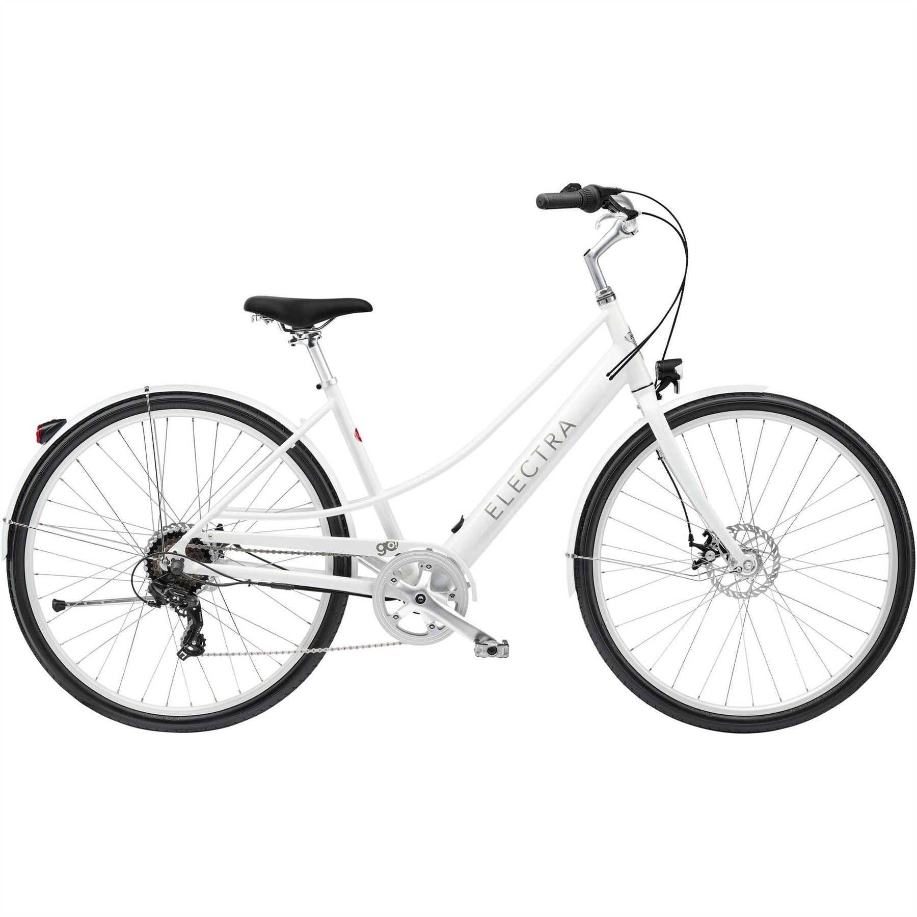 Electra Loft Go! 7D EQ Step Disc Brake Kick Stands 7 Speed Electric Commuter Bike