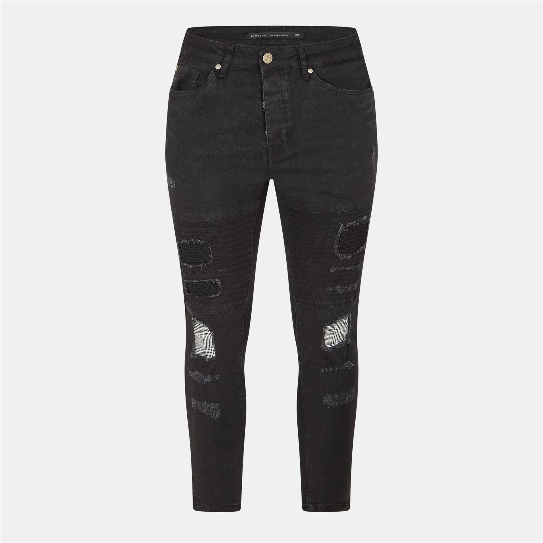 Brave Soul Wash Biker Jean