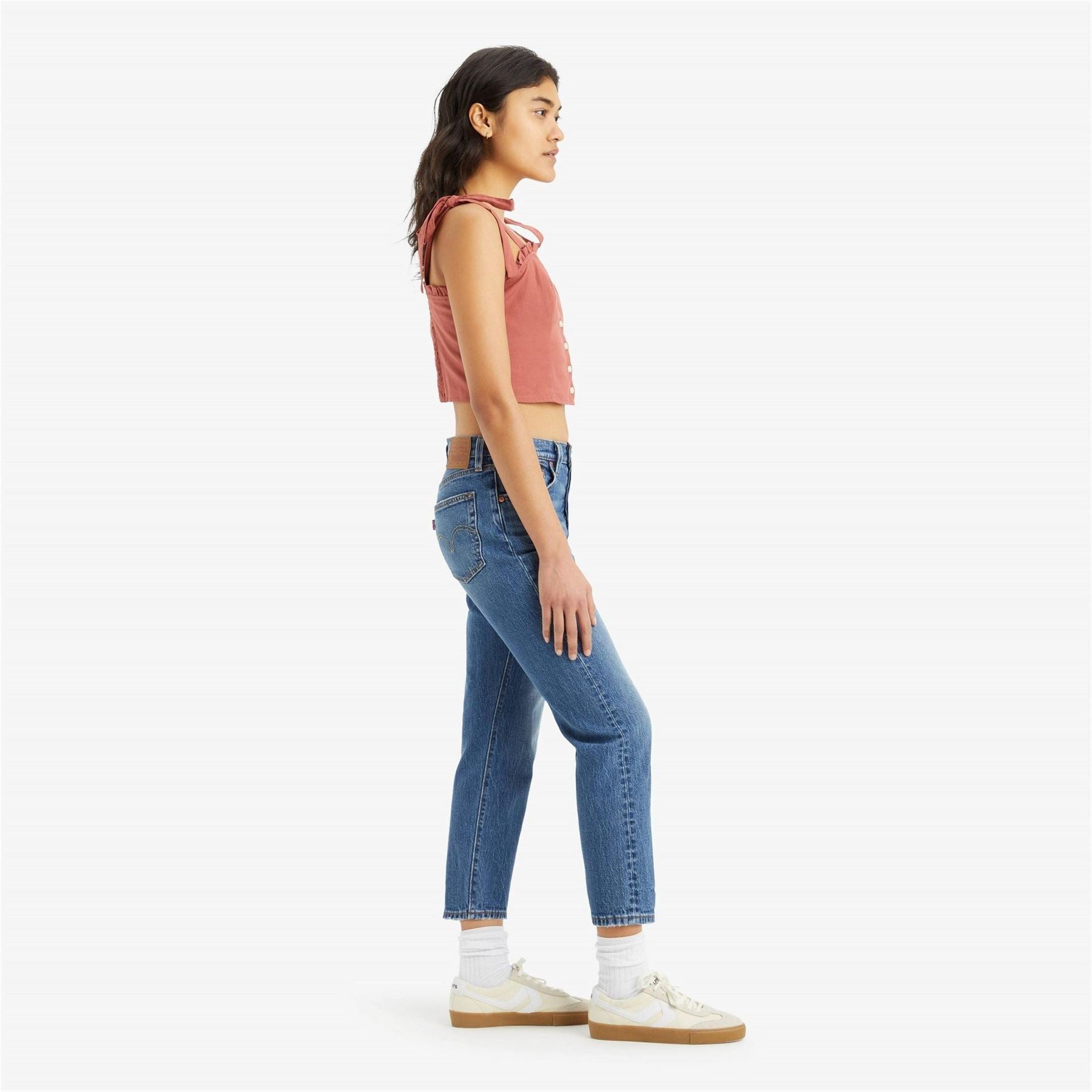 Levis 501 Womens Cropped Jeans