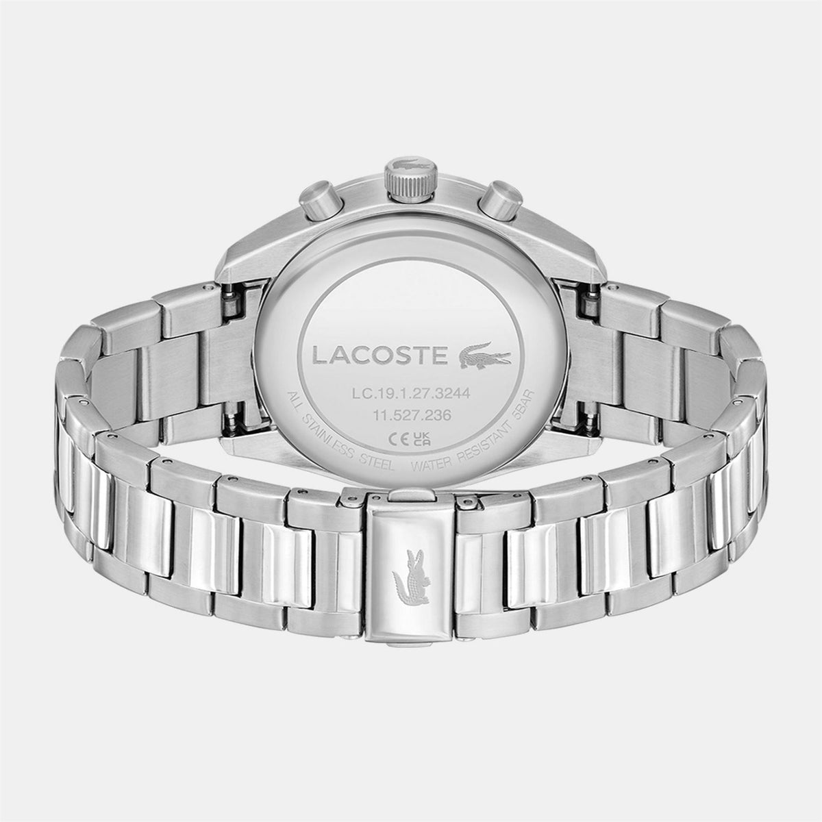 Lacoste Mens Boston Stainless Steel Chronograph Watch