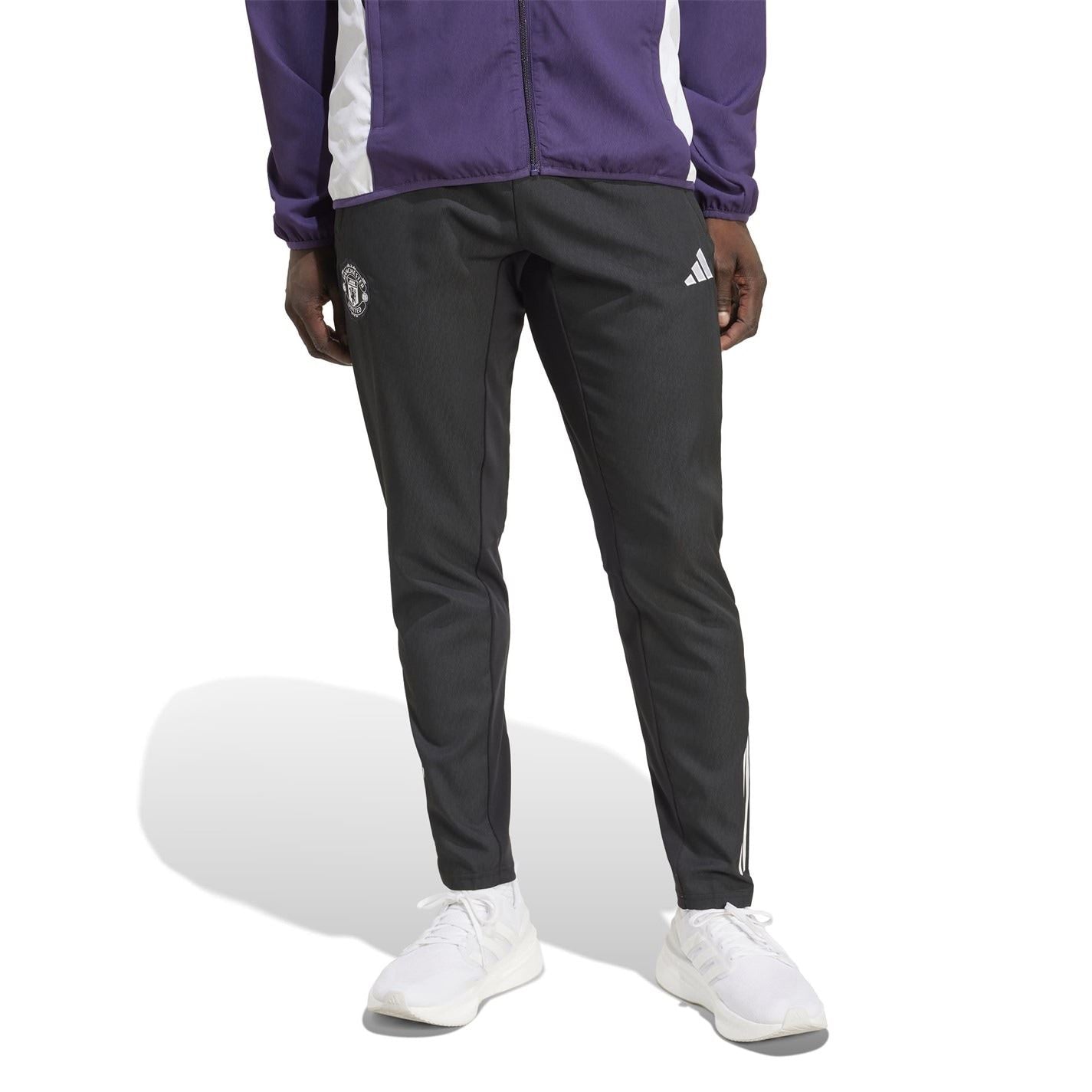 adidas Mens Manchester United Pre Match Tracksuit Bottoms 2025 2026
