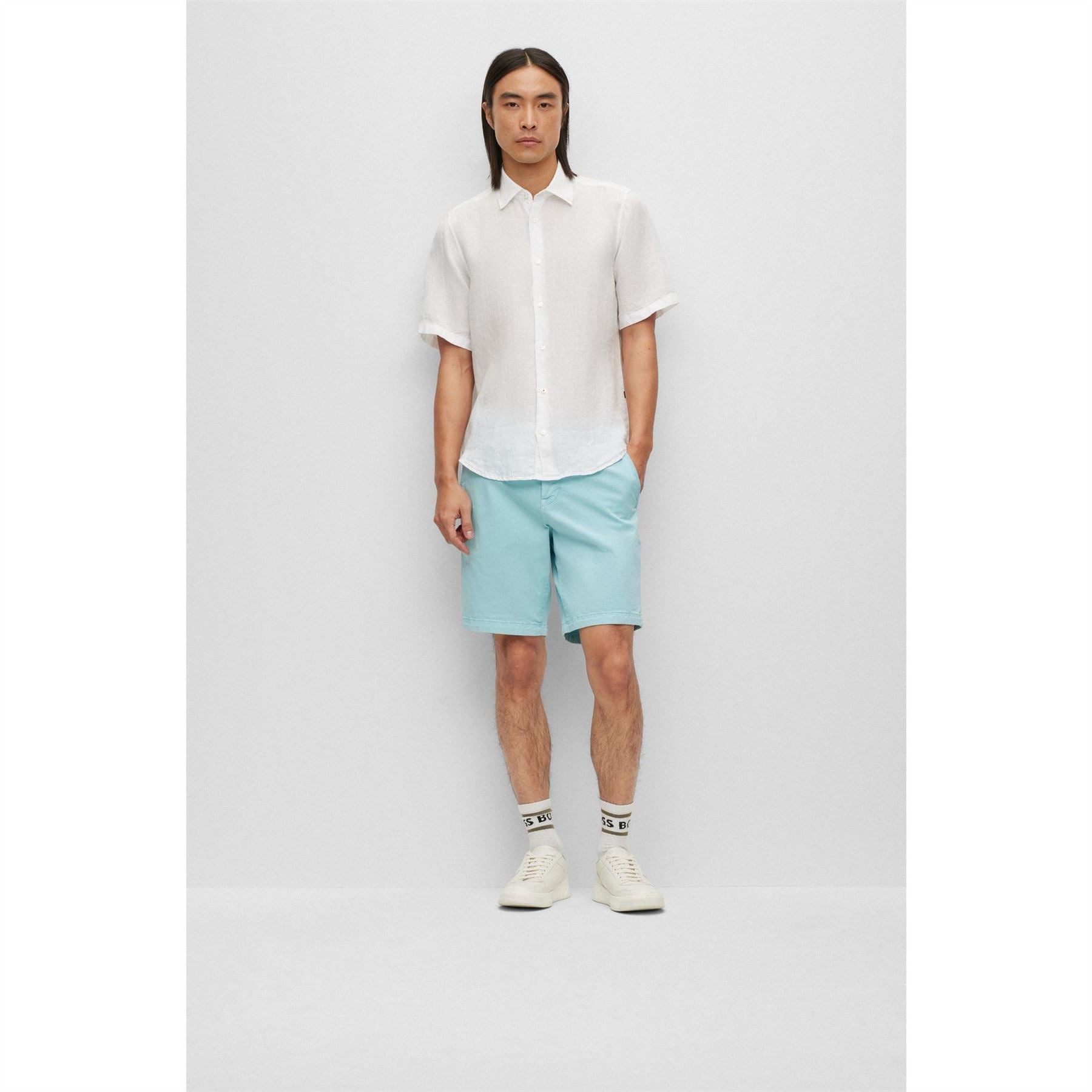 Boss Hbo Rash 2 Lin Short Sleeve Relaxed FiT-Shirt