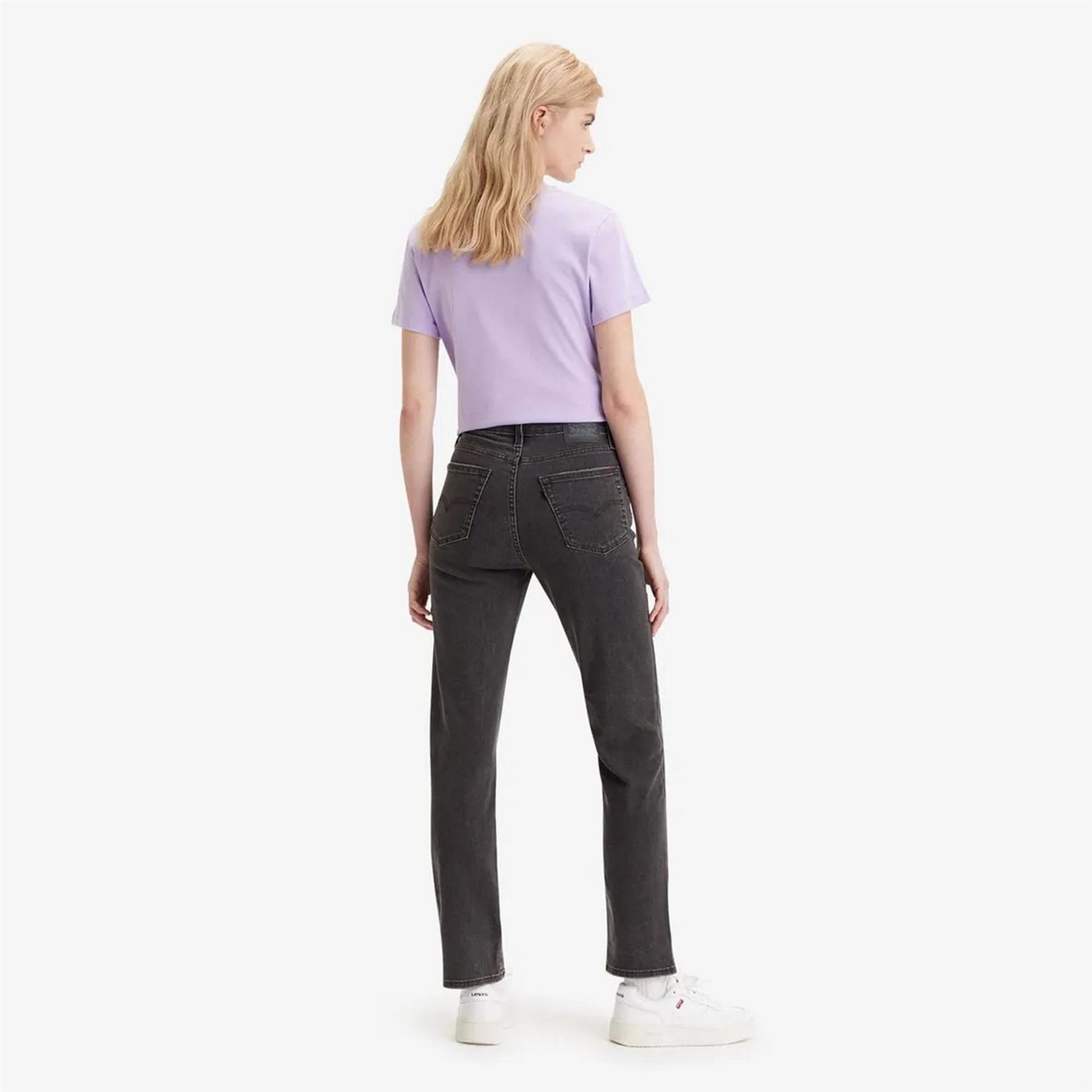 Levis High Rise Straight Leg Jeans