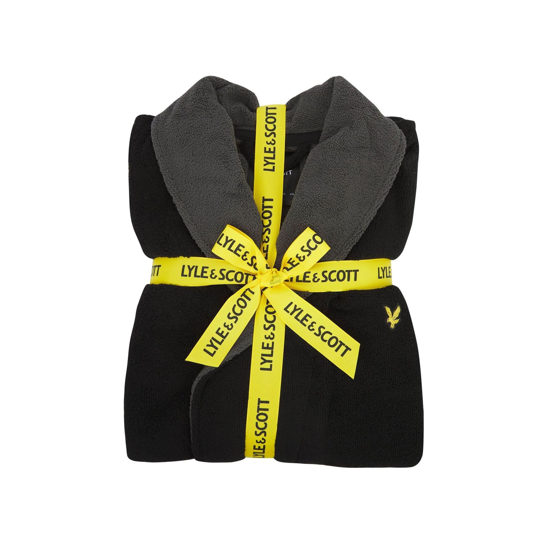 Lyle and Scott Contrast Trim Absorbent Towel Dressing Gown