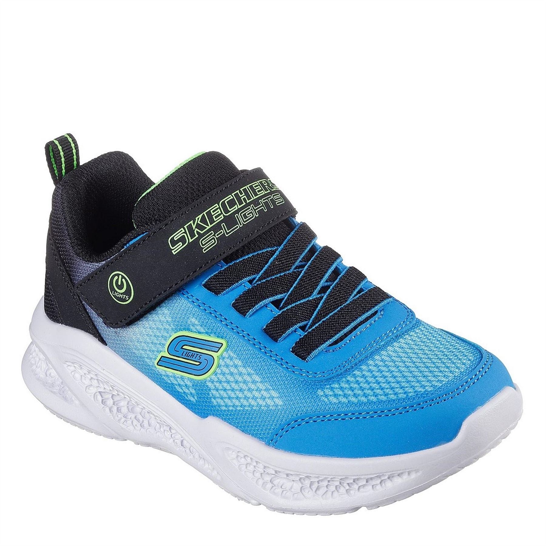 Skechers Lighted Gore  And  Strap Sneaker W Mult Light Up Trainers Boys