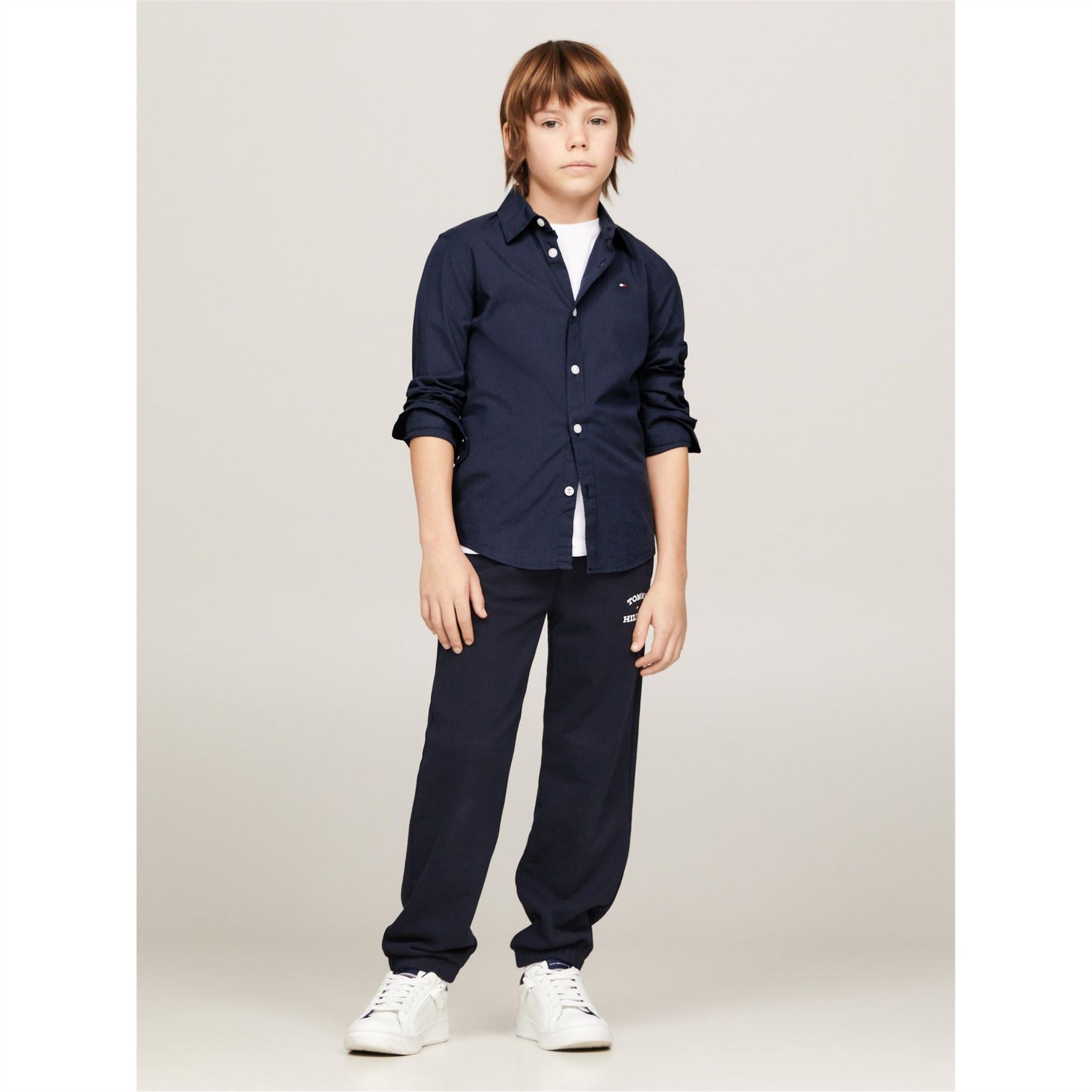 Tommy Hilfiger Regular Fit Long Sleeve Poplin Shirt