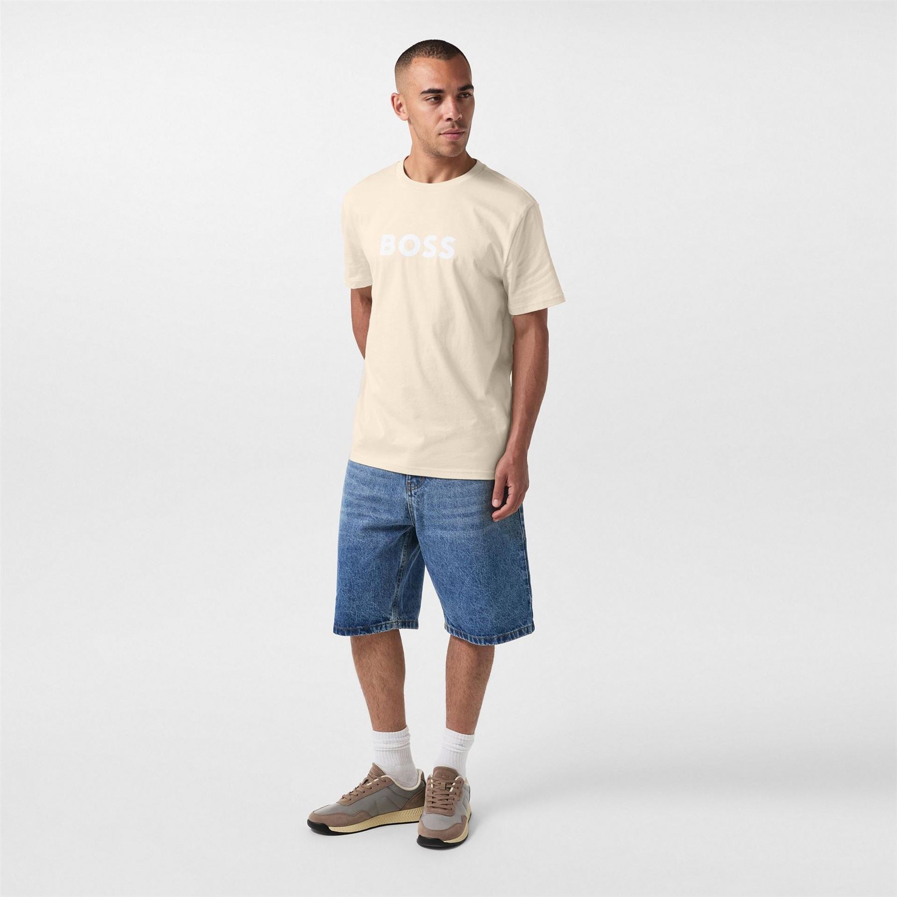Boss BOSS Bodywear Short Sleeve T Shirt with Logo Print Detail