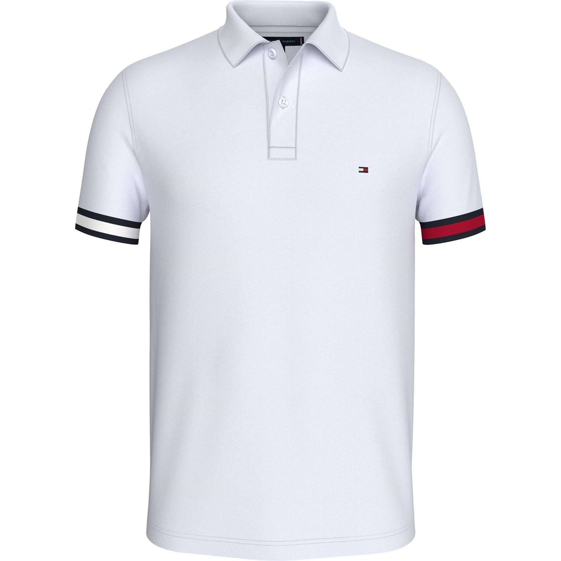 Tommy Hilfiger Fit Signature Cuff Polo Shirt
