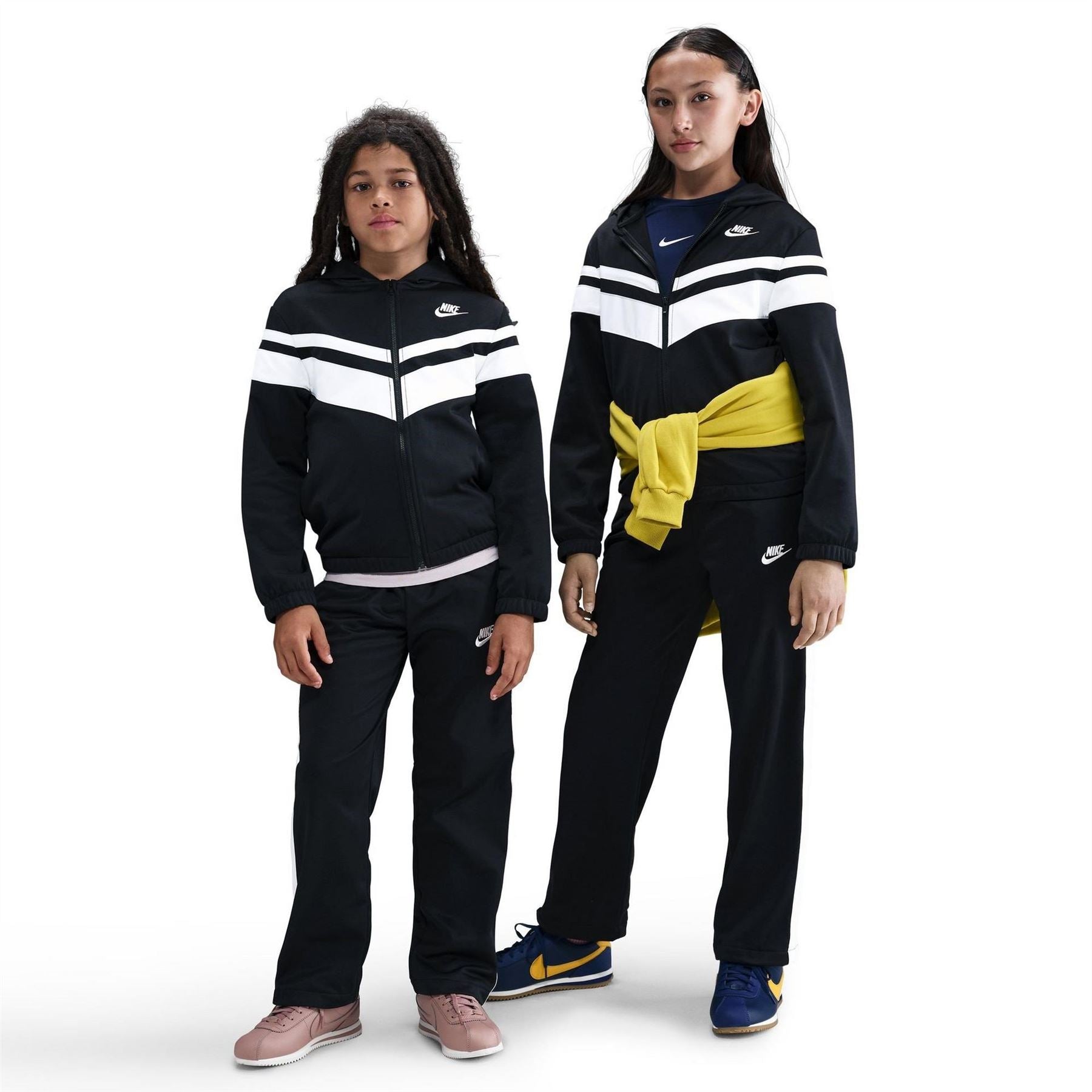 Nike Stripe Patterned Regular Fit Full Track Suit