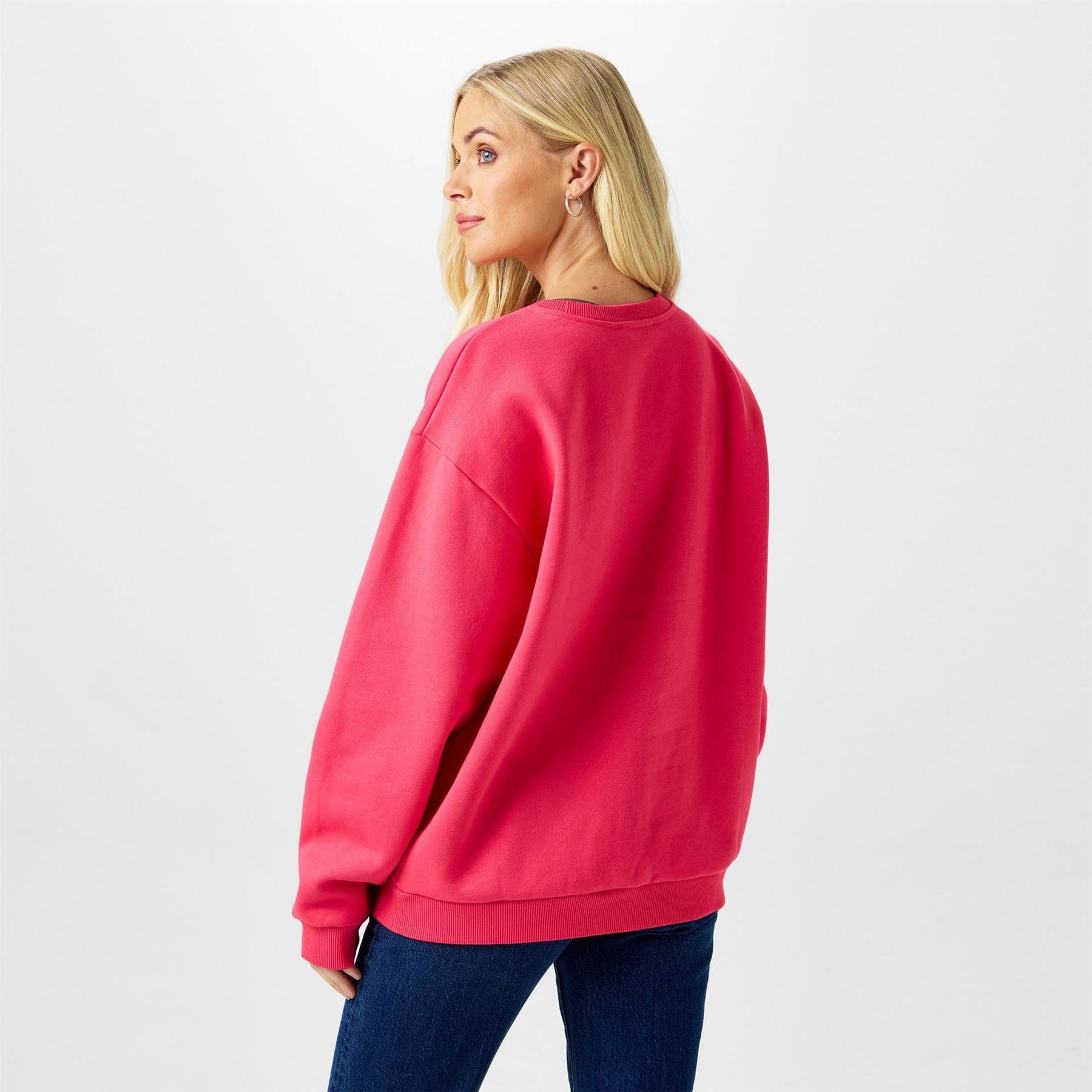 Biba Relaxed Fit Graphic Crew Neck Sweatshirt