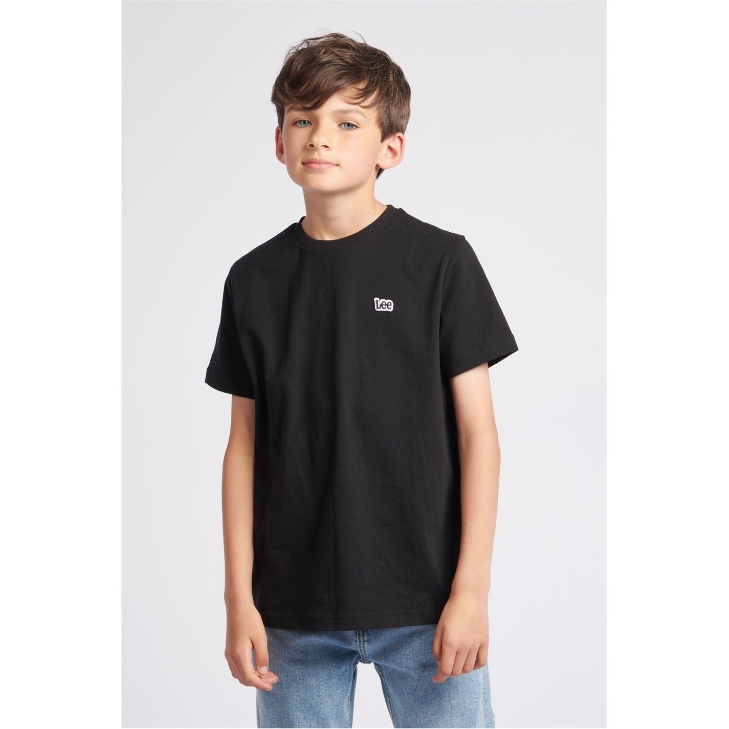 Lee Crew Neck Lettering Regular Fit T-Shirt
