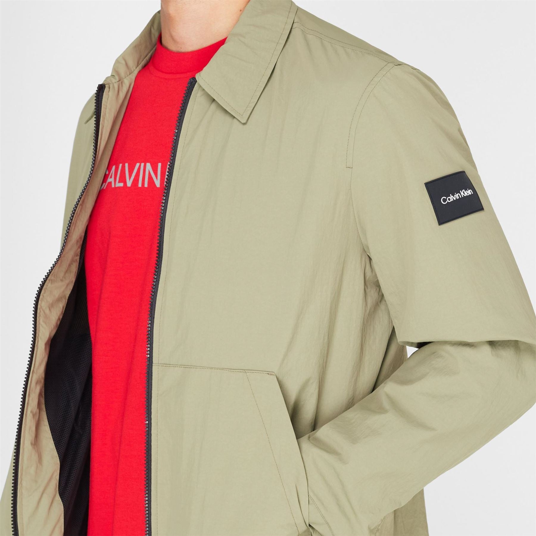 Calvin Klein  Lightweight Long Sleeve Overshirt