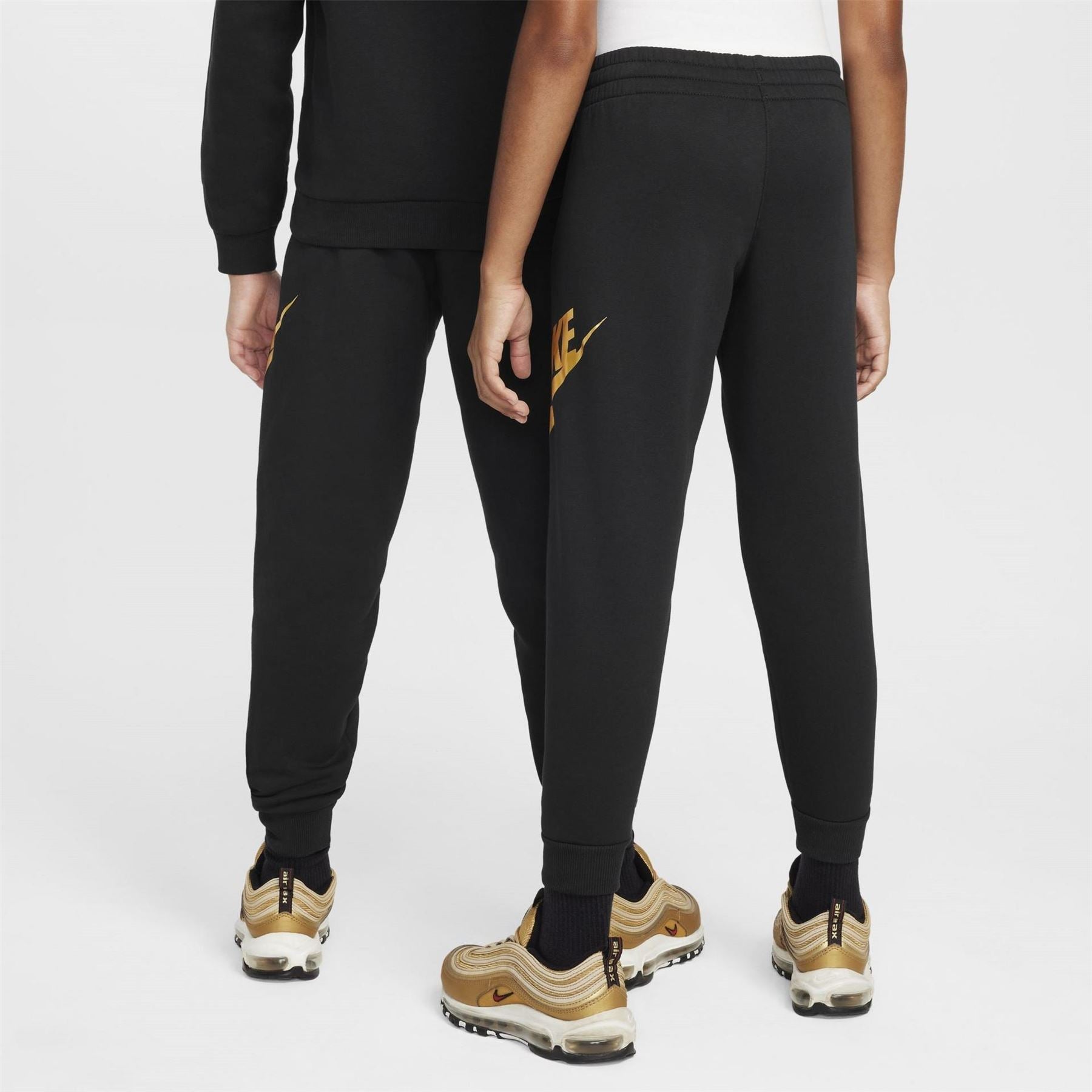 Nike Club Logo Print Slim Joggers