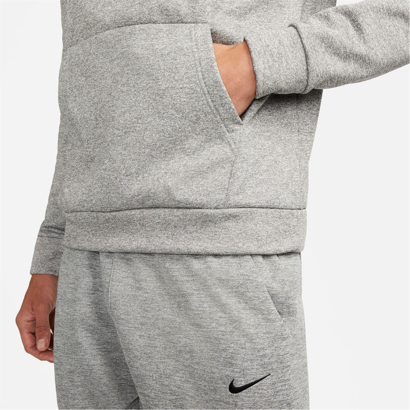 Nike Mens Therma Therma Fit Hooded Fitness Pullover