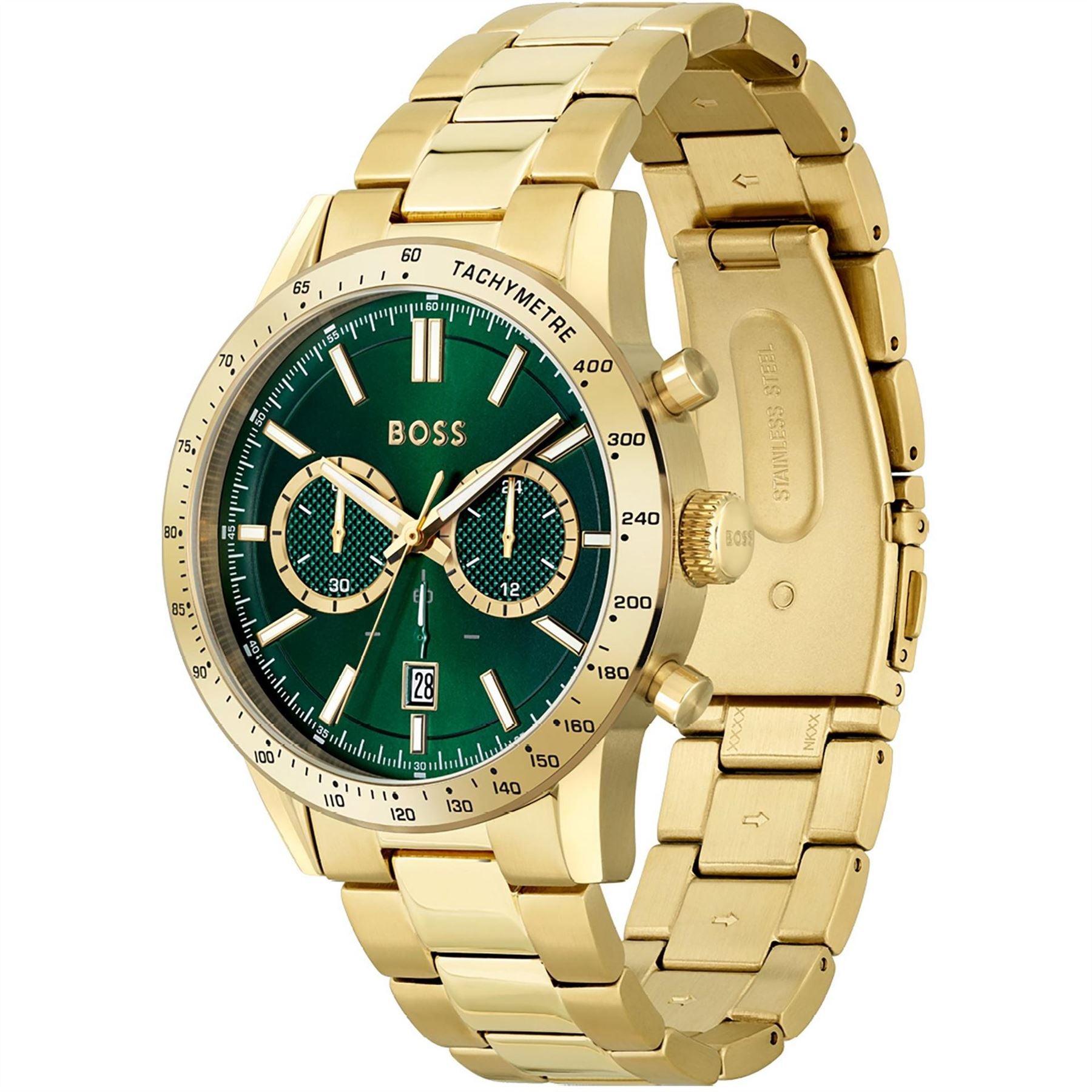 Boss Allure 44mm Stainless Steel Water Resistant Analogue Quartz Watch