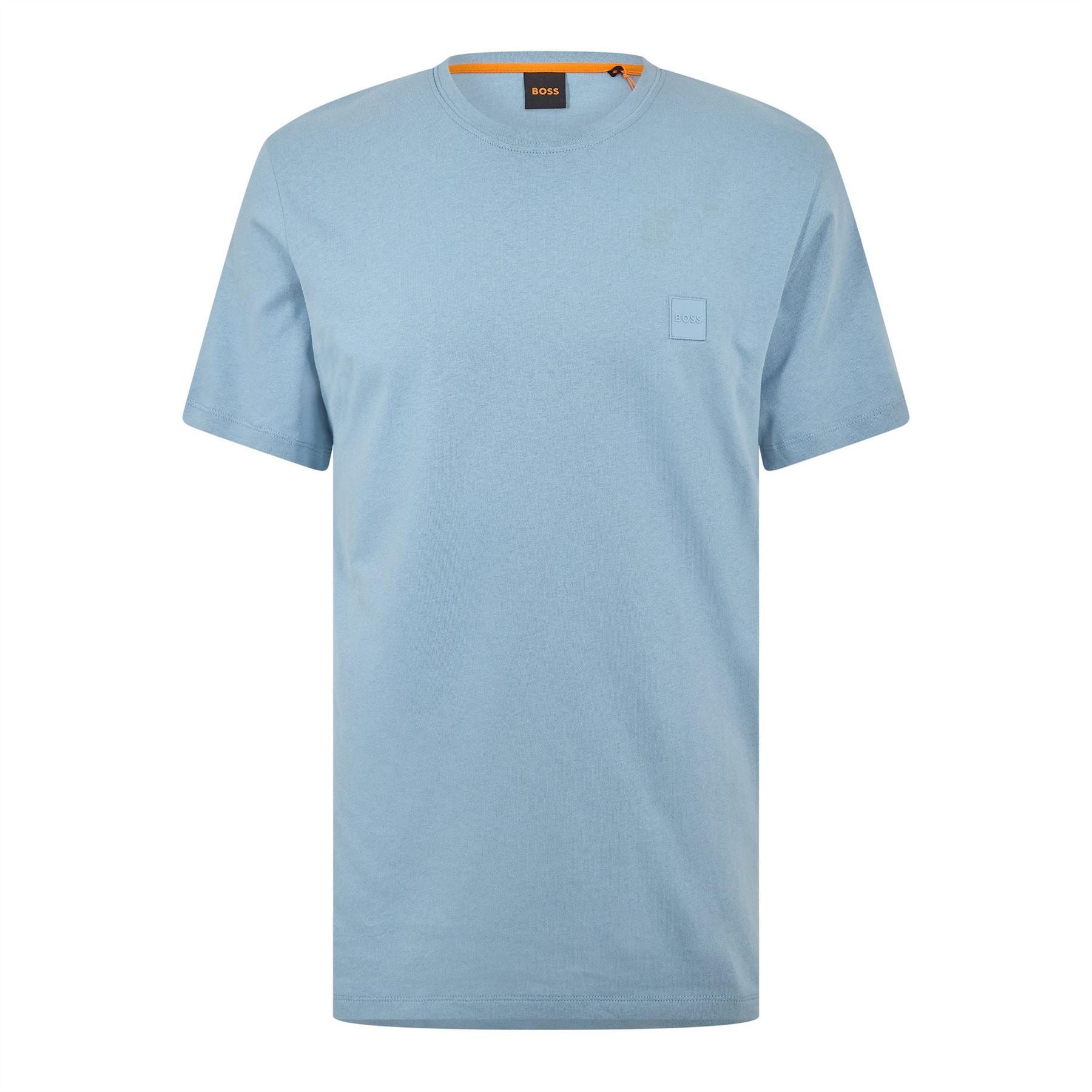 Boss BOSS ORANGE Tales T Shirt with Logo Patch Premium Cotton