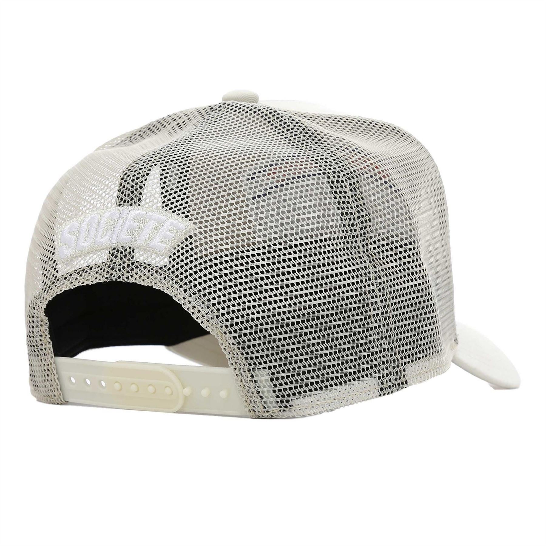 Societe Noir Marais Lettering Trucker Cap