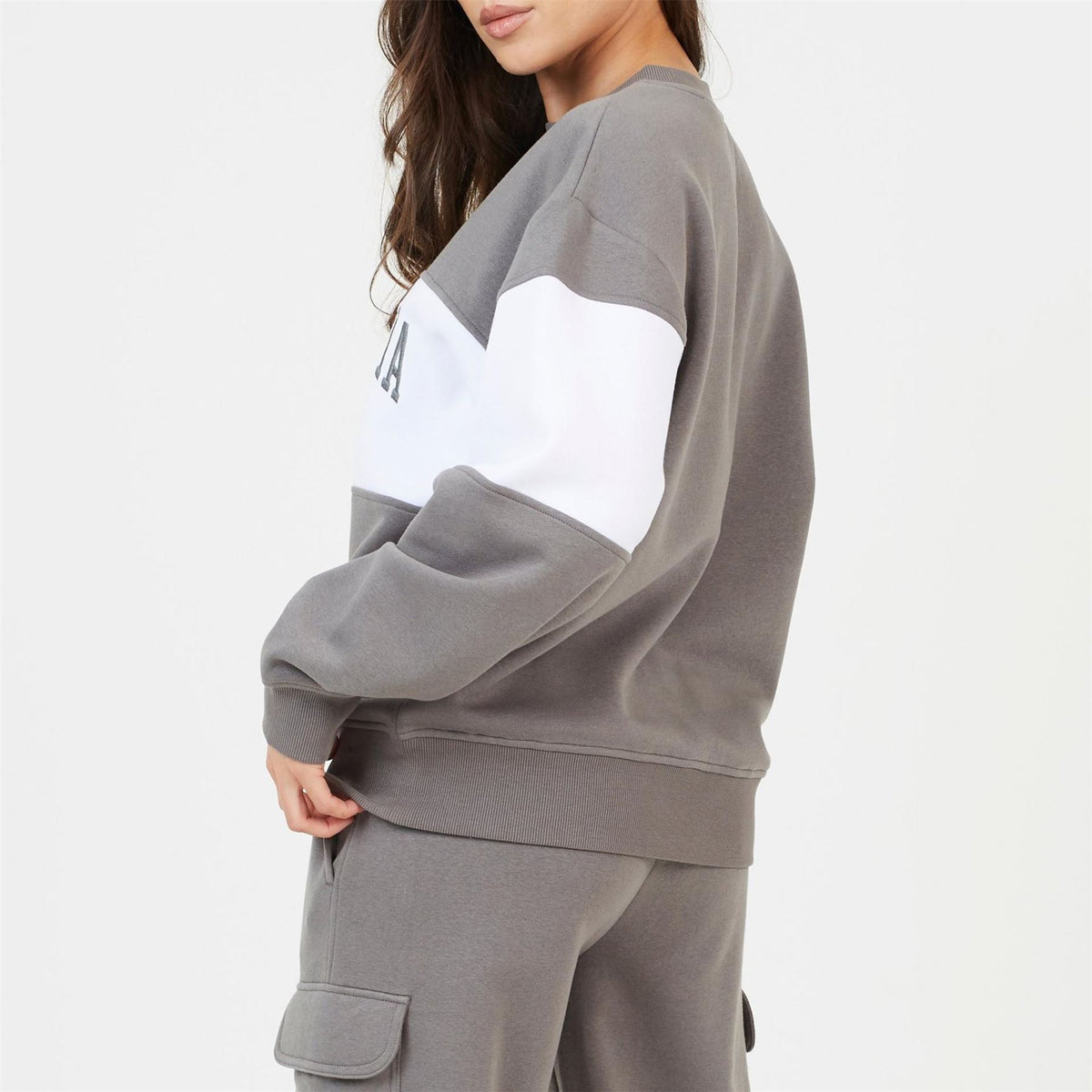 Brave Soul Soul Ladies Crew Neck Sweatshirt With California Embroidery