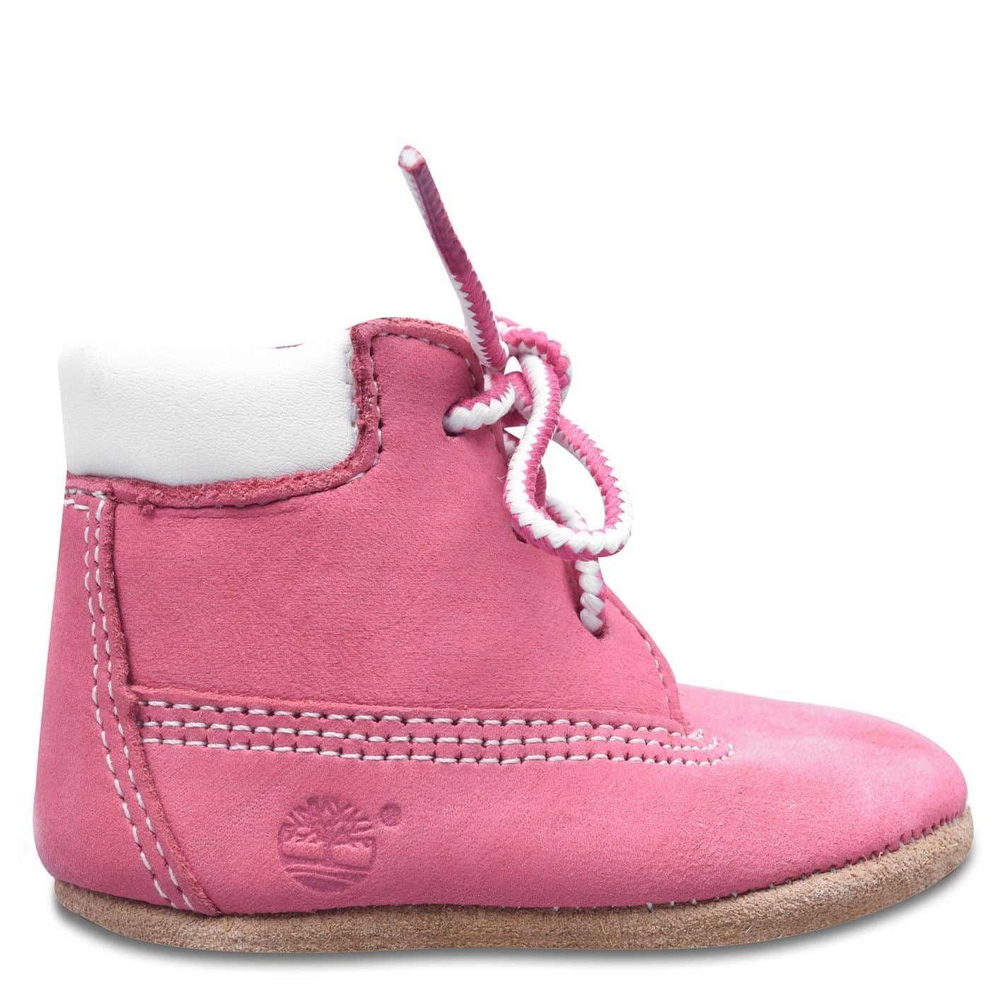 Timberland Mid Lace Up Pink Chukka Boots