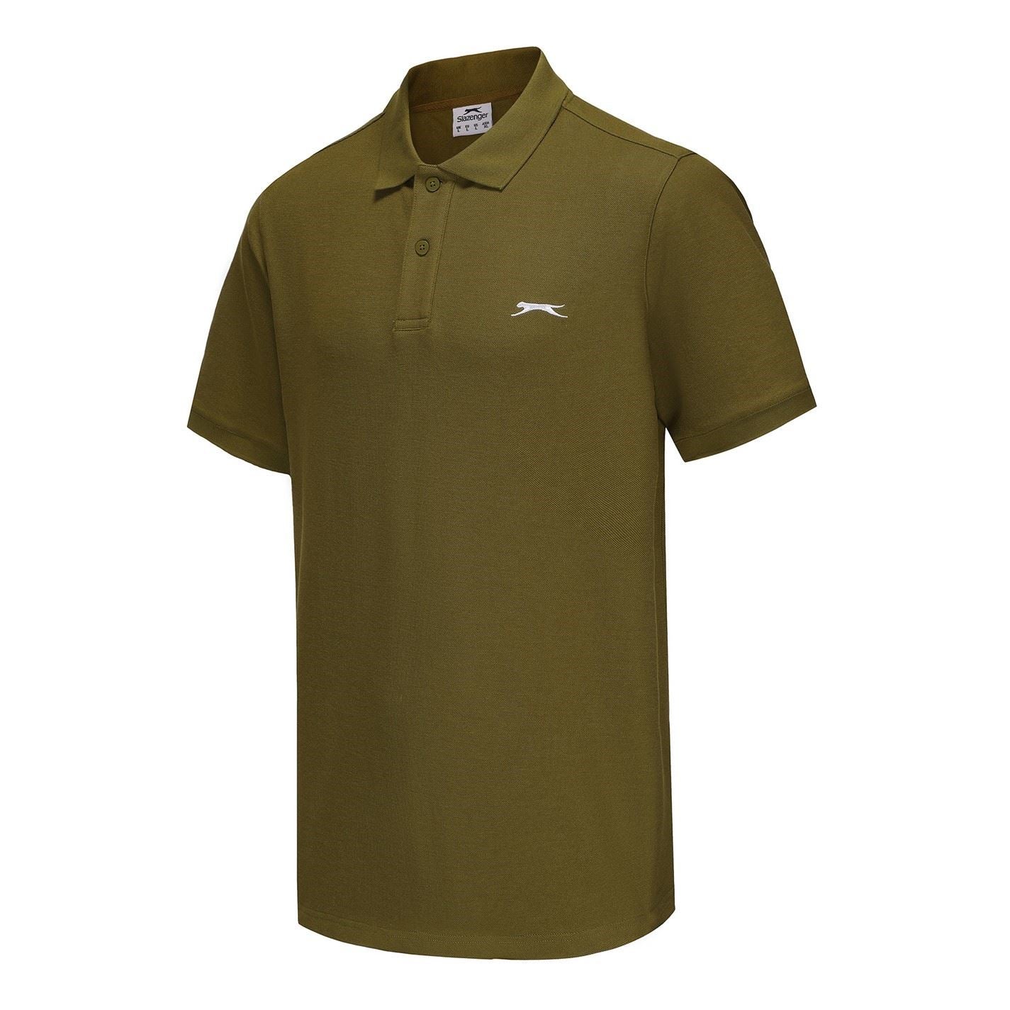 Slazenger Mens Plain Polo Shirt
