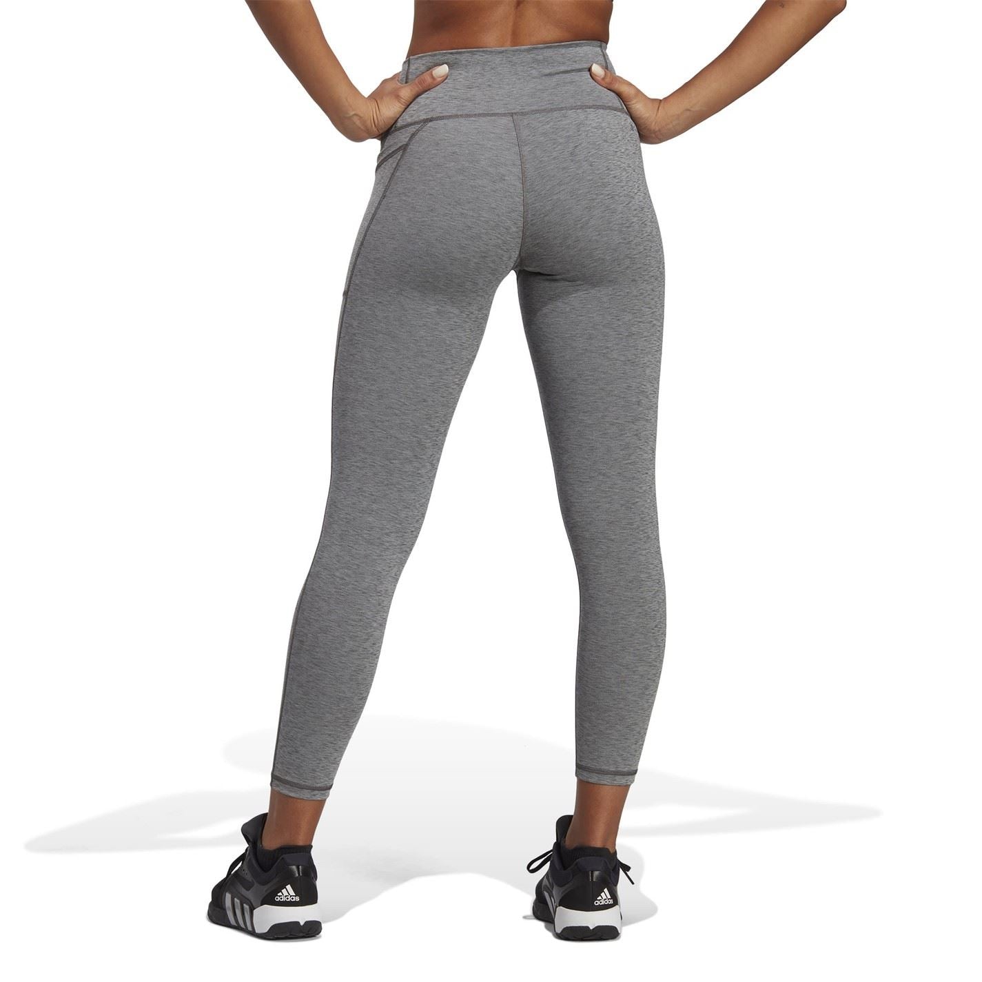 adidas Womens High Wasited Logo 7 8 Tights