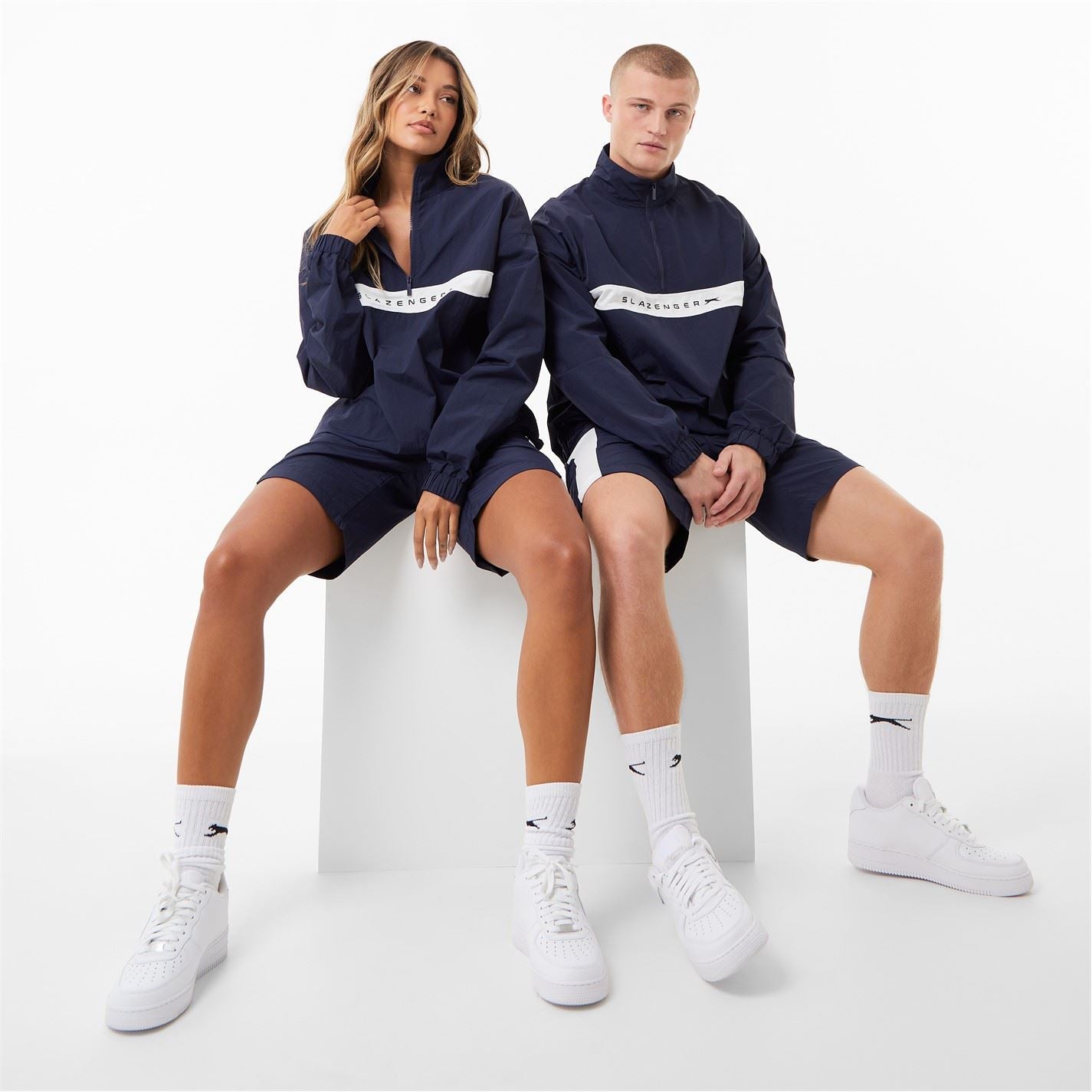 Slazenger Ft. Aitch Contrast Half Zip Track Top