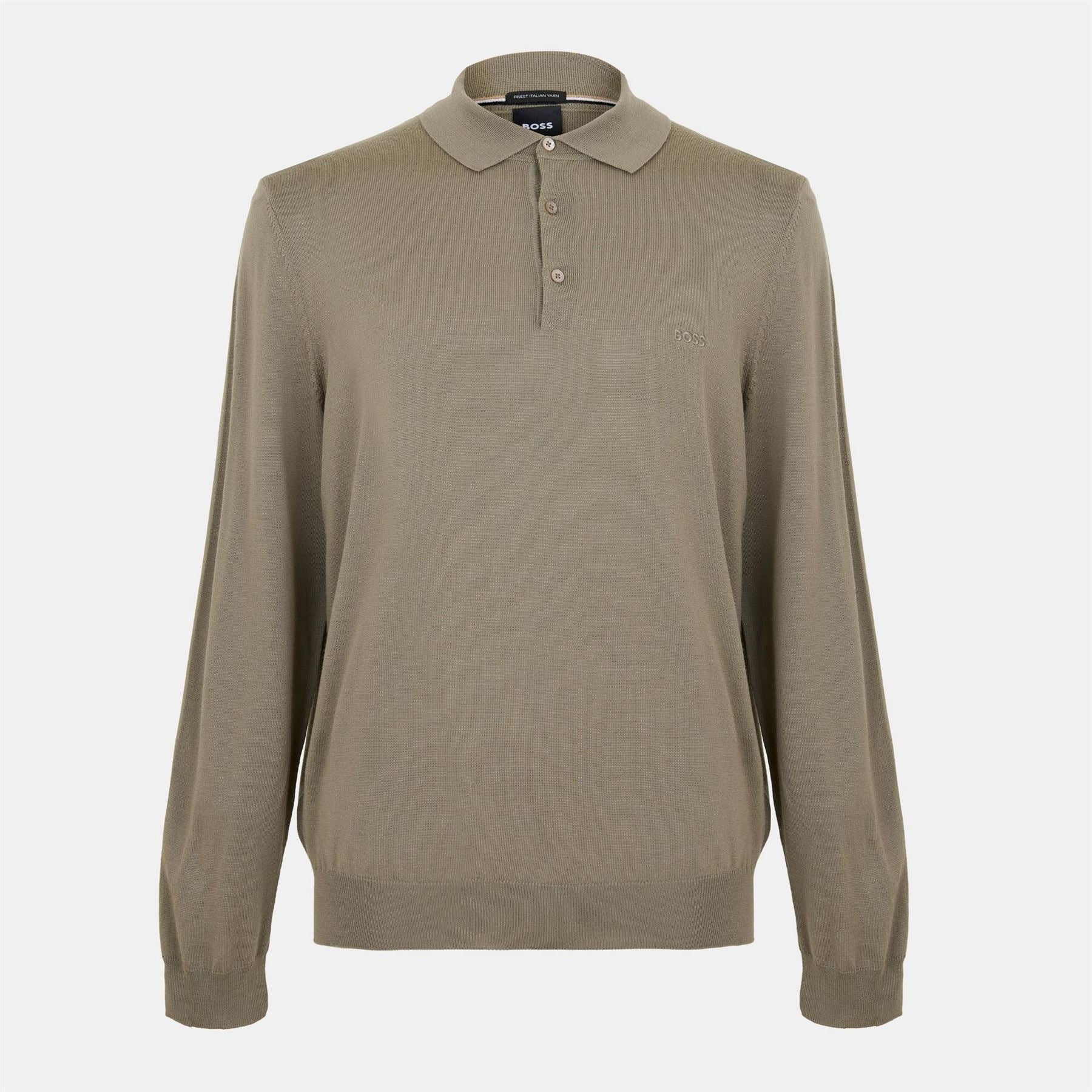 Boss Bono Black Knitted Crew Neck Jumpers