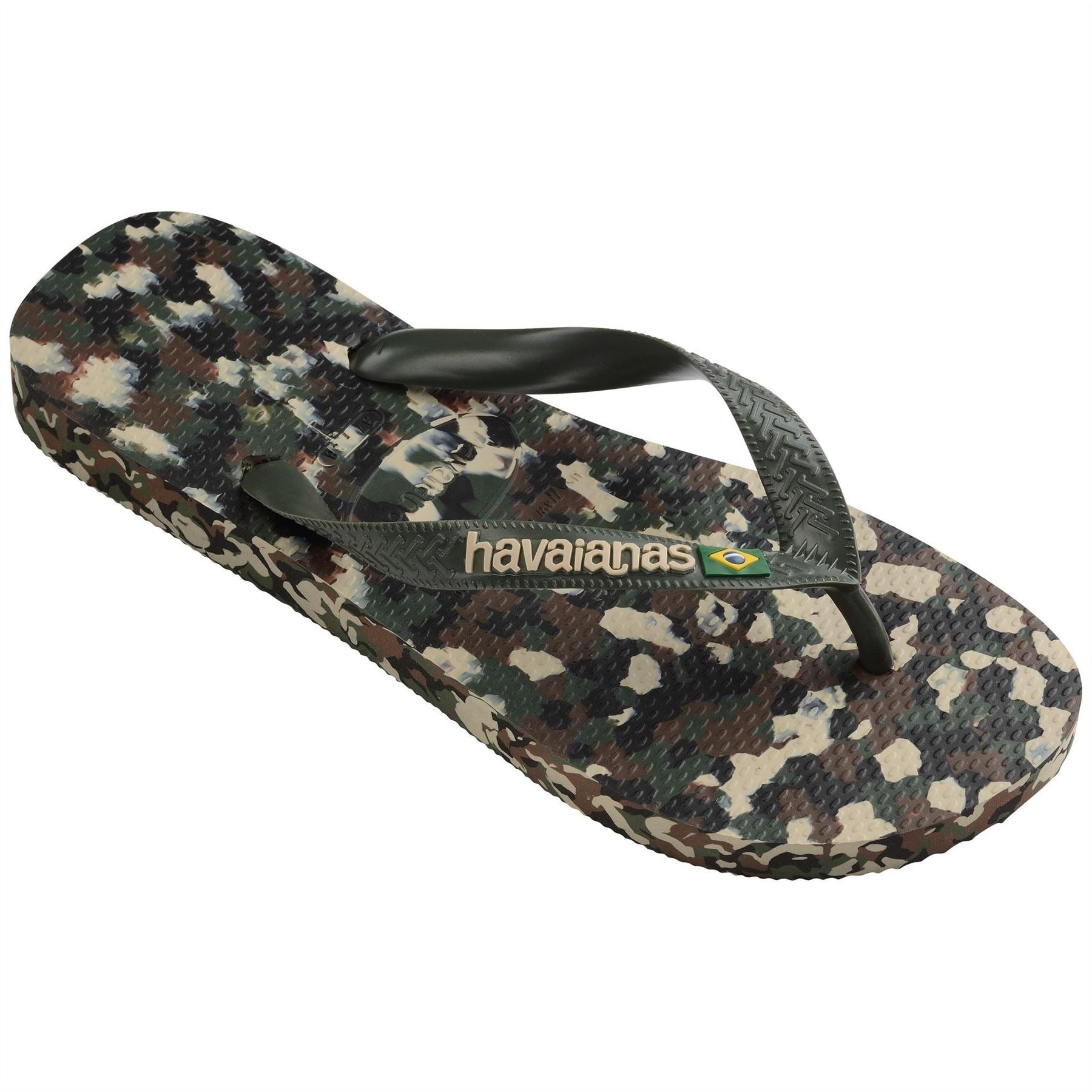 Havaianas Brasil Camo Patterned Flip Flop Sandals