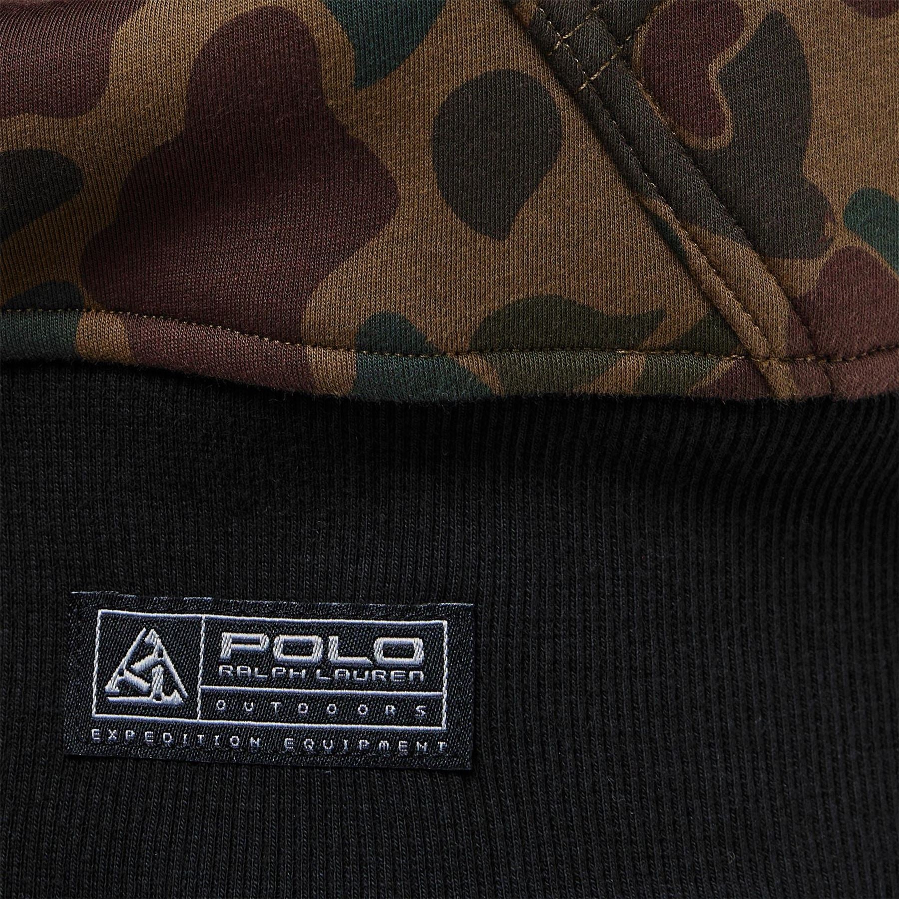 Polo Ralph Lauren Camo Patterned Hooded Ribbed Cuff Sweat Jacket
