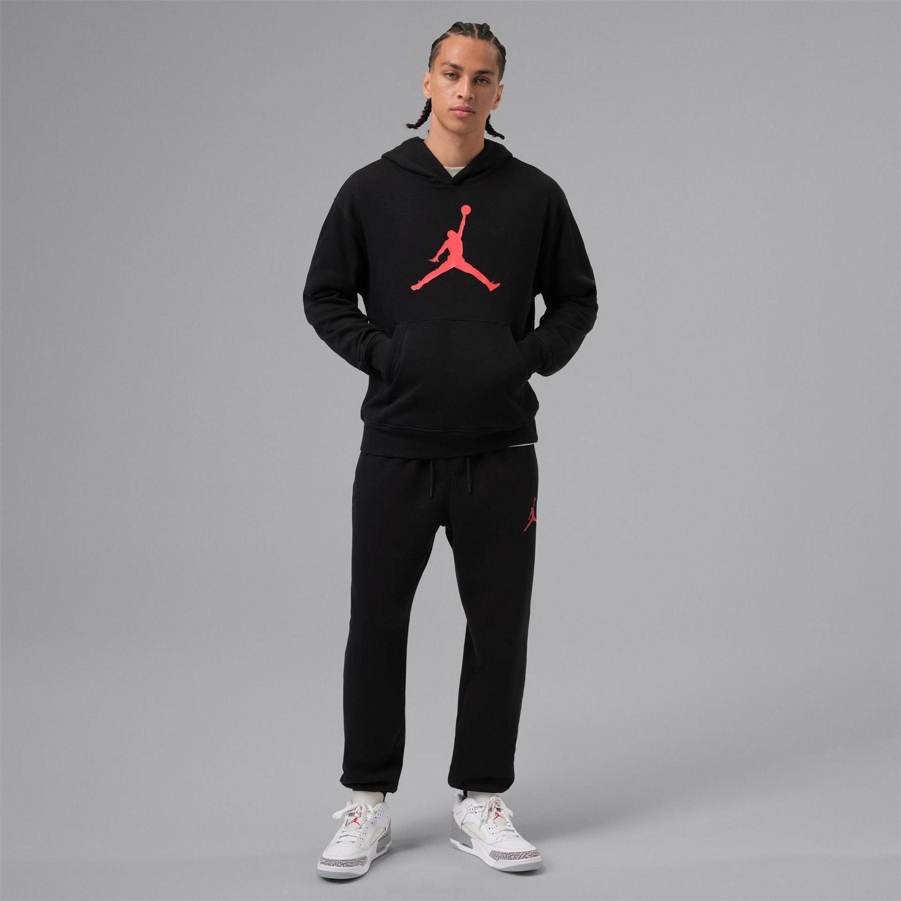 Air Jordan Jump Solid Slim Mid Rise Joggers