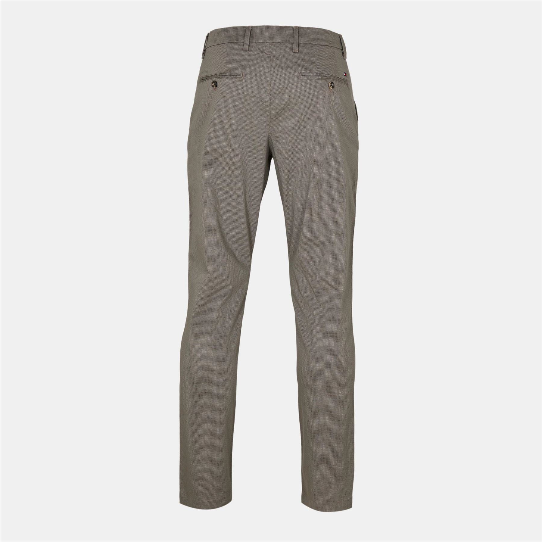 Tommy Hilfiger Denton Solid Patterned Straight Chinos