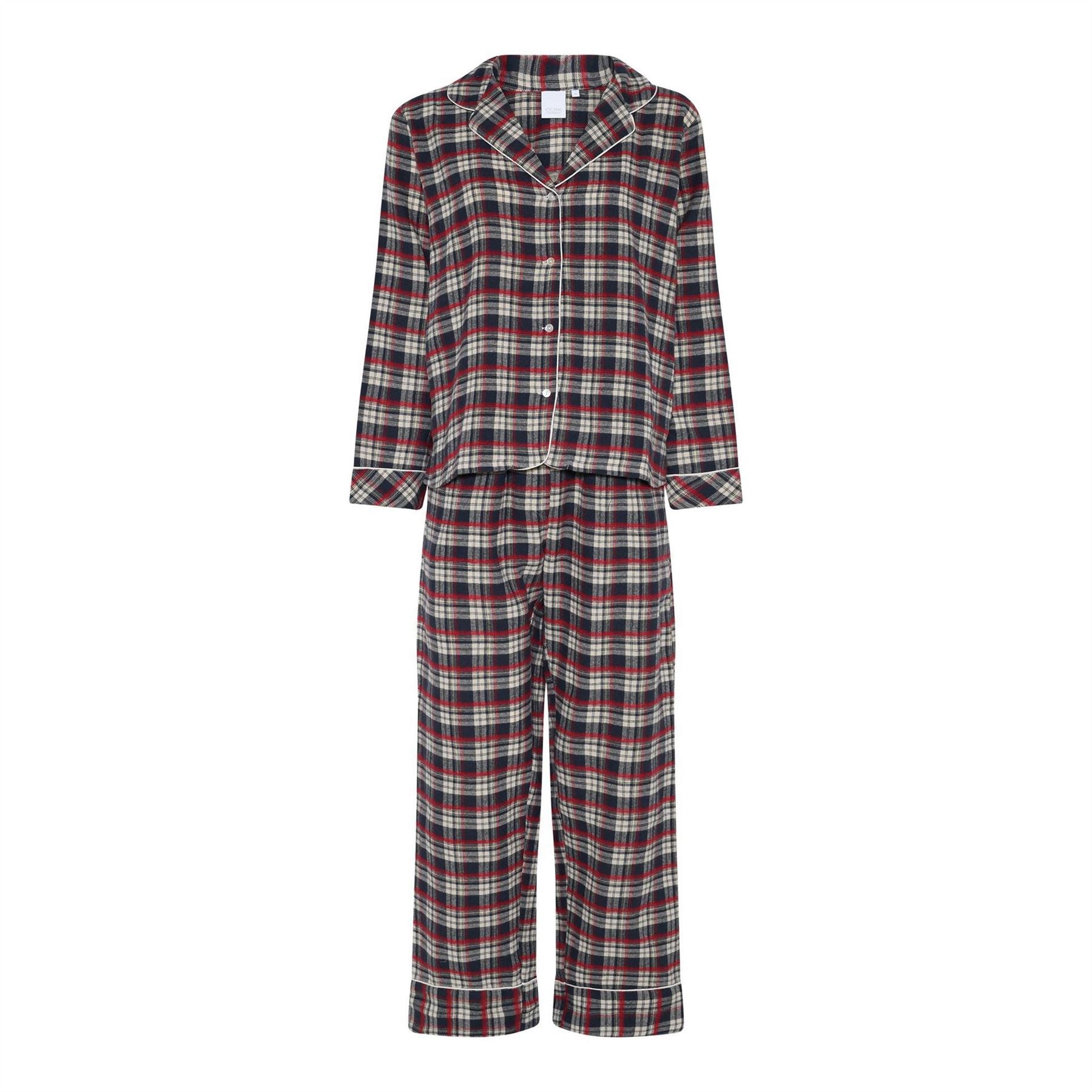 CCDK Helga Check Long Sleeve Pyjama Set
