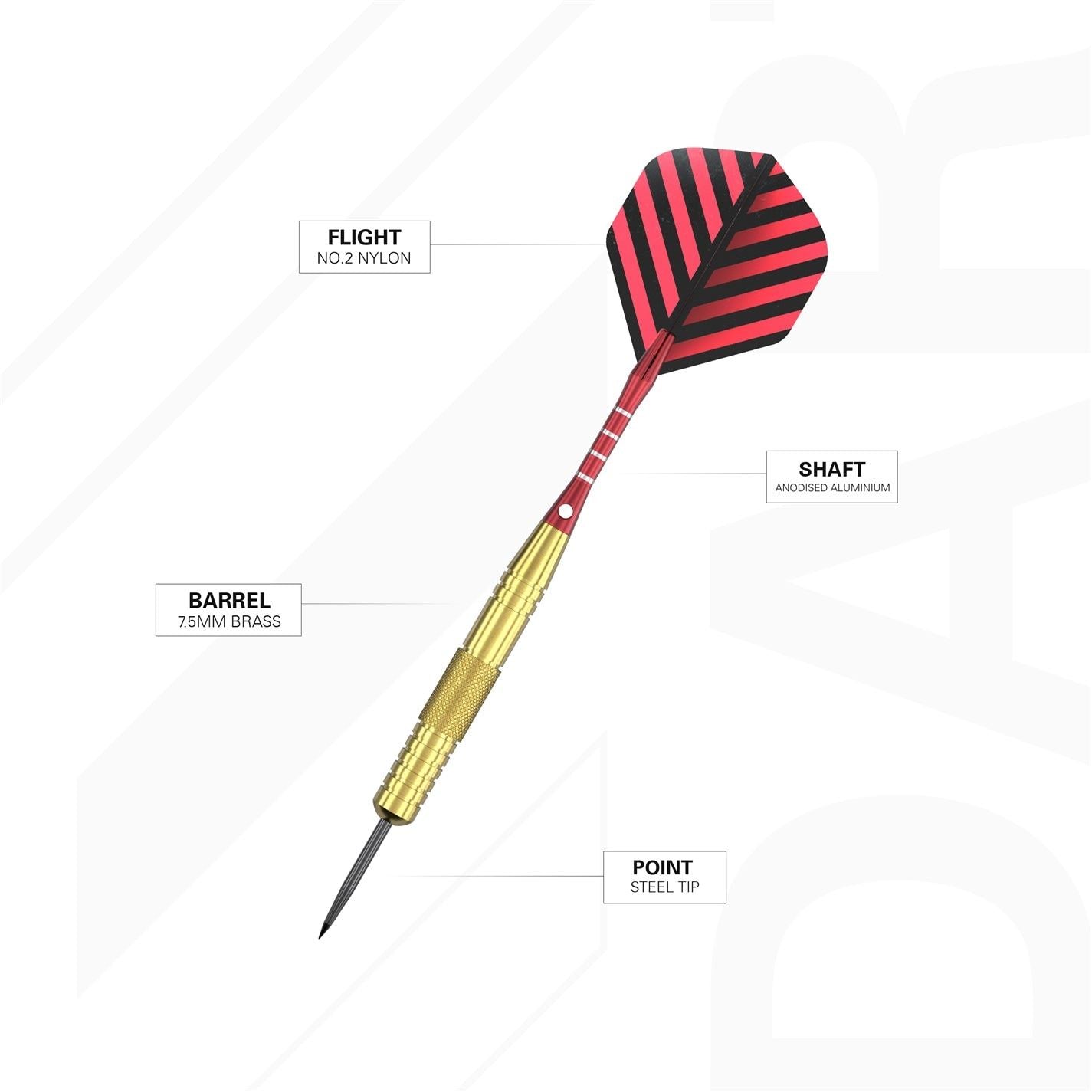 Target Darts Brass Dart Gift Set