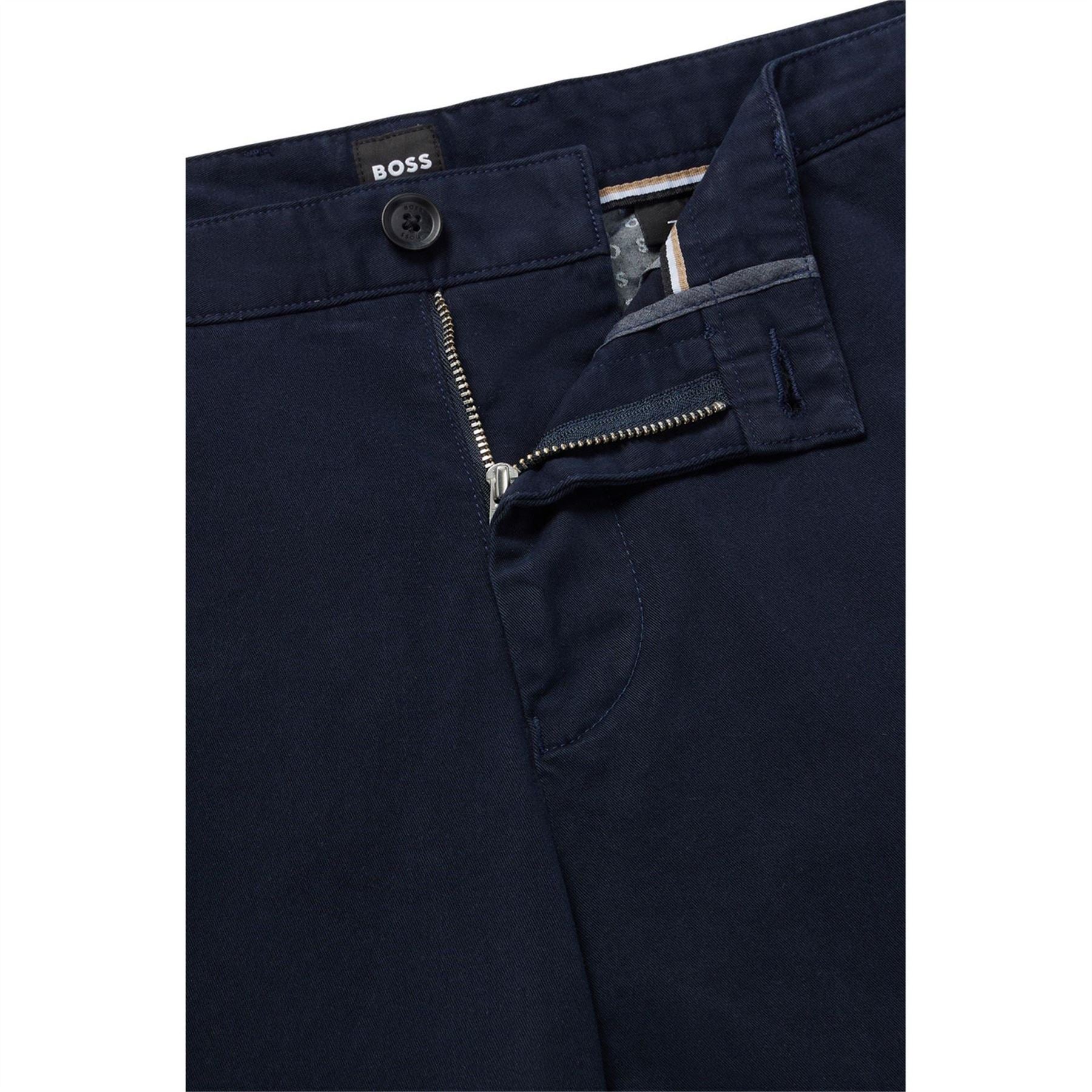 Boss Solid Patterned Regular Fit Bermuda Shorts