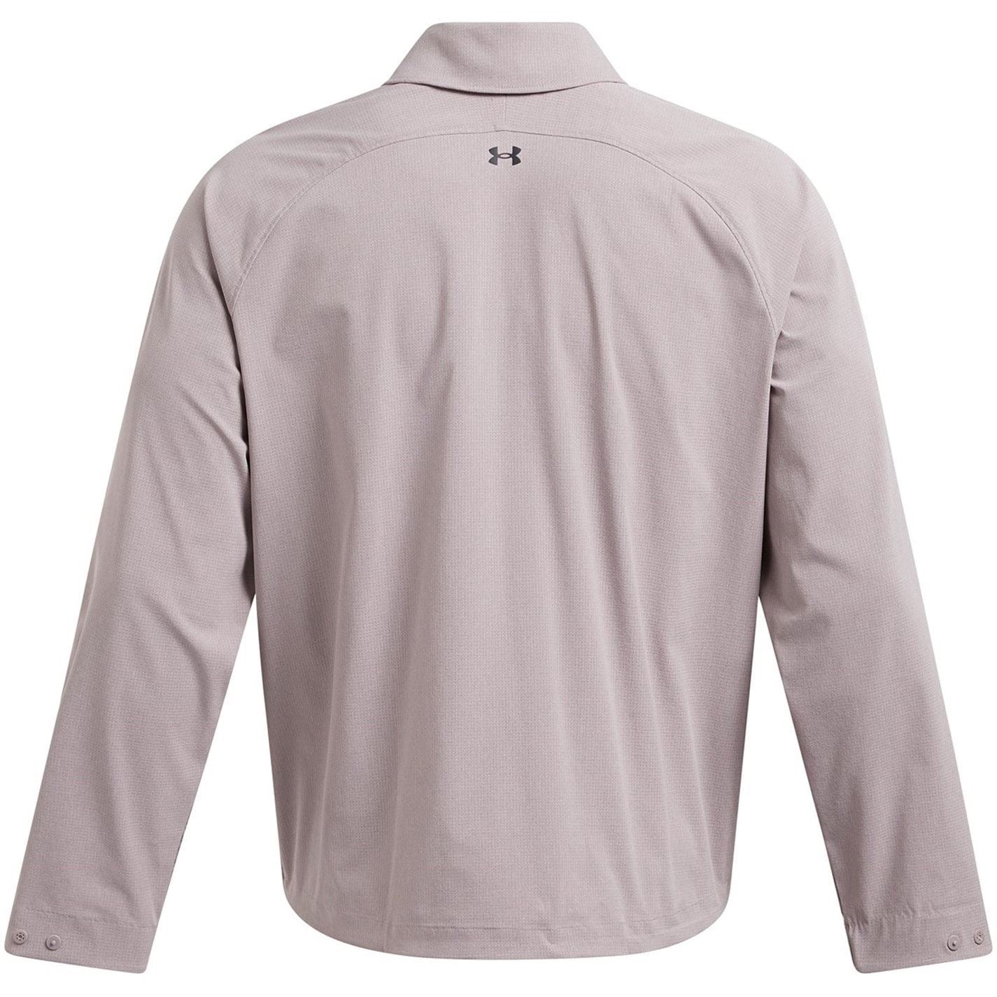 Under Armour Solid Patterned Bomber Jacket with Zipped Pocket