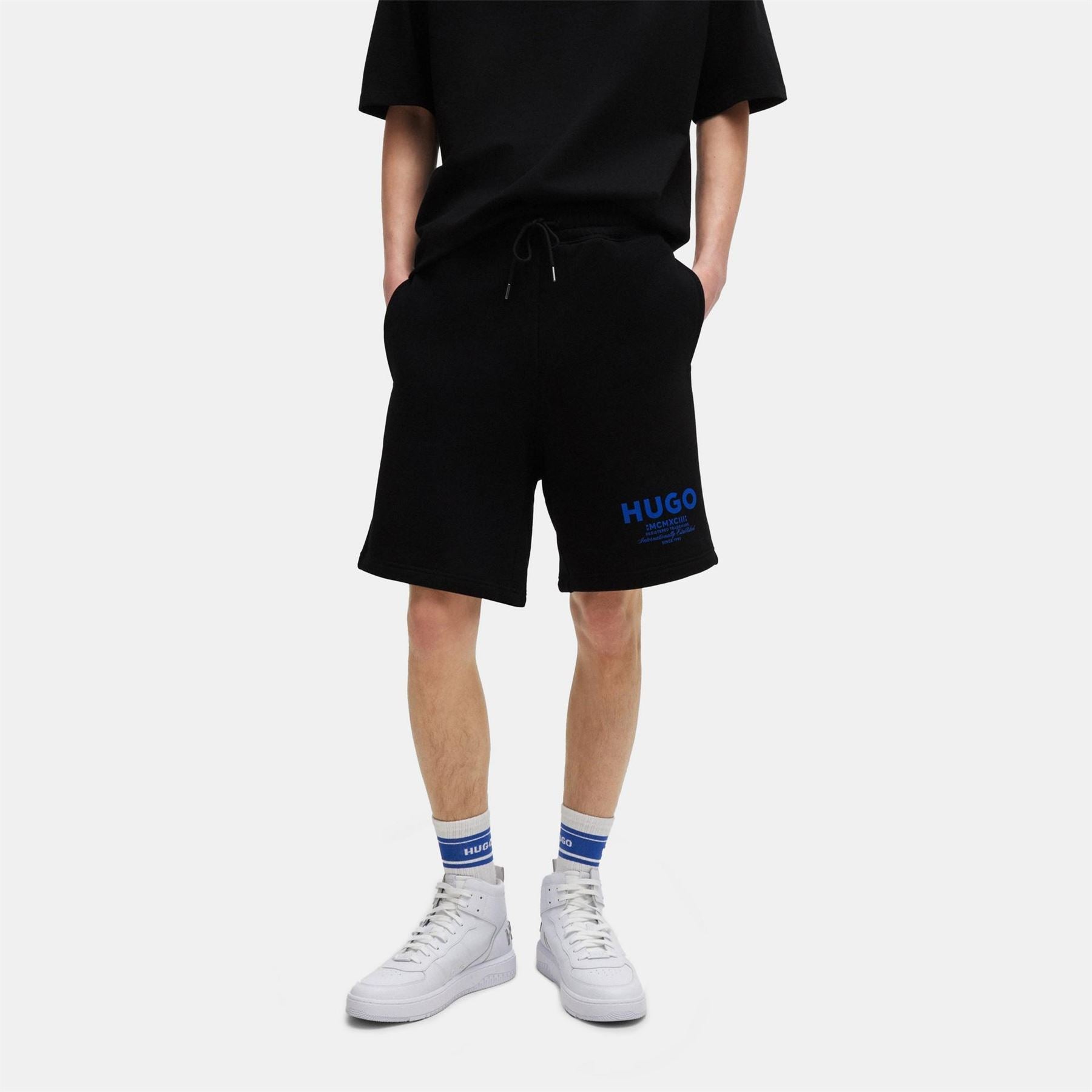Hugo Nomario Fleece Jogger Shorts