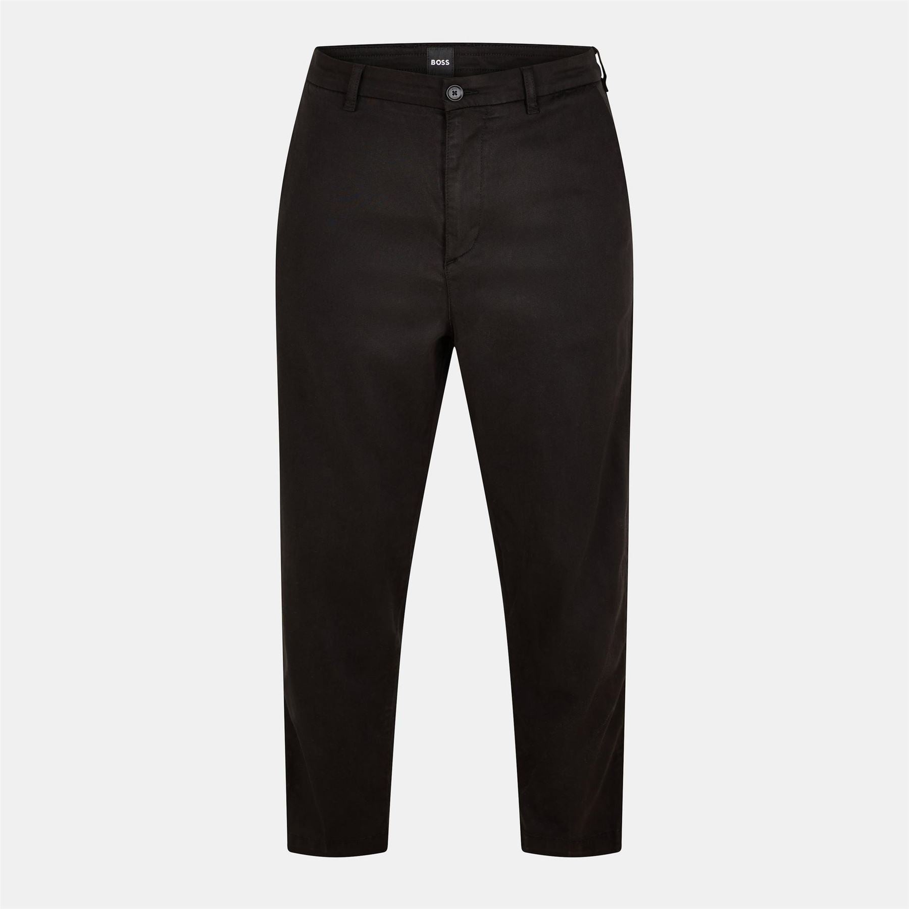 Boss Solid Patterned Straight Fit Chinos