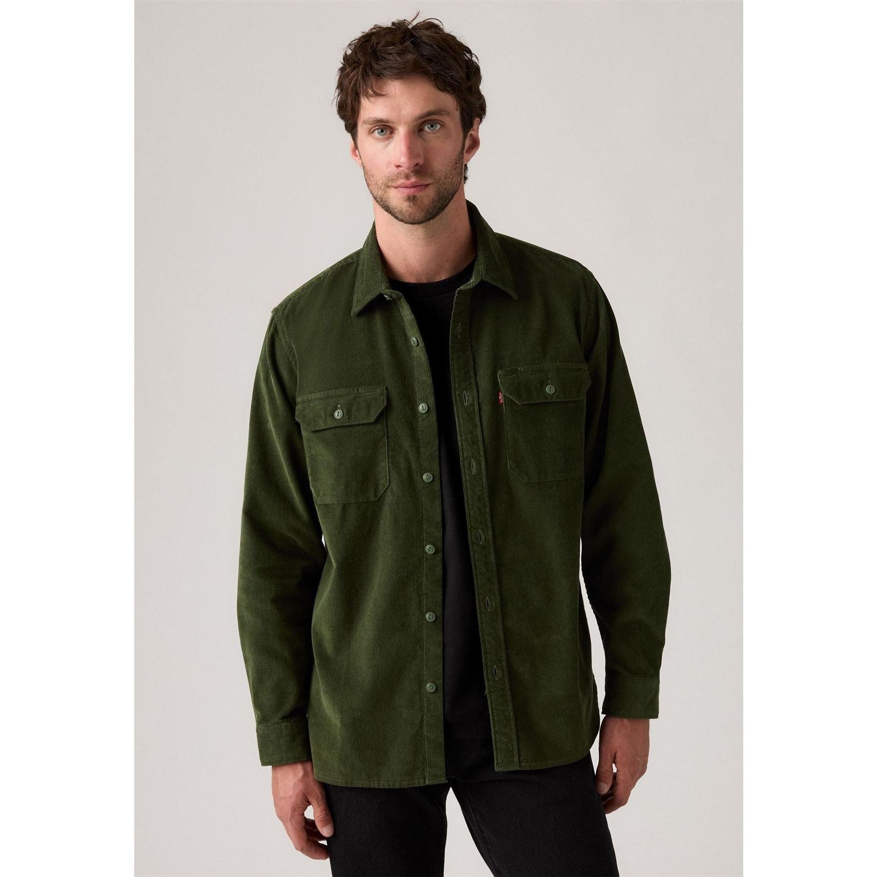 Levis Collared Neck Long Sleeve Regular Fit Shirt