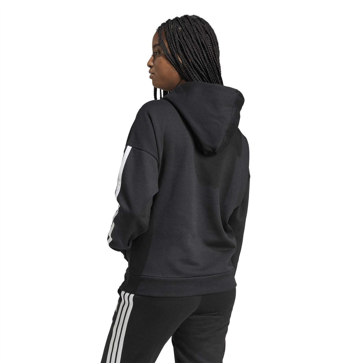 adidas Essentials 3 Stripes Fleece Hoodie