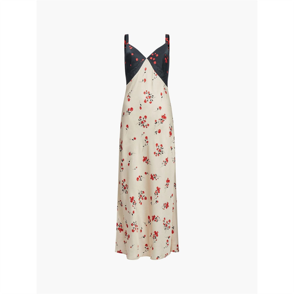 French Connection Ennis V-Neck Maxi Slip Dress