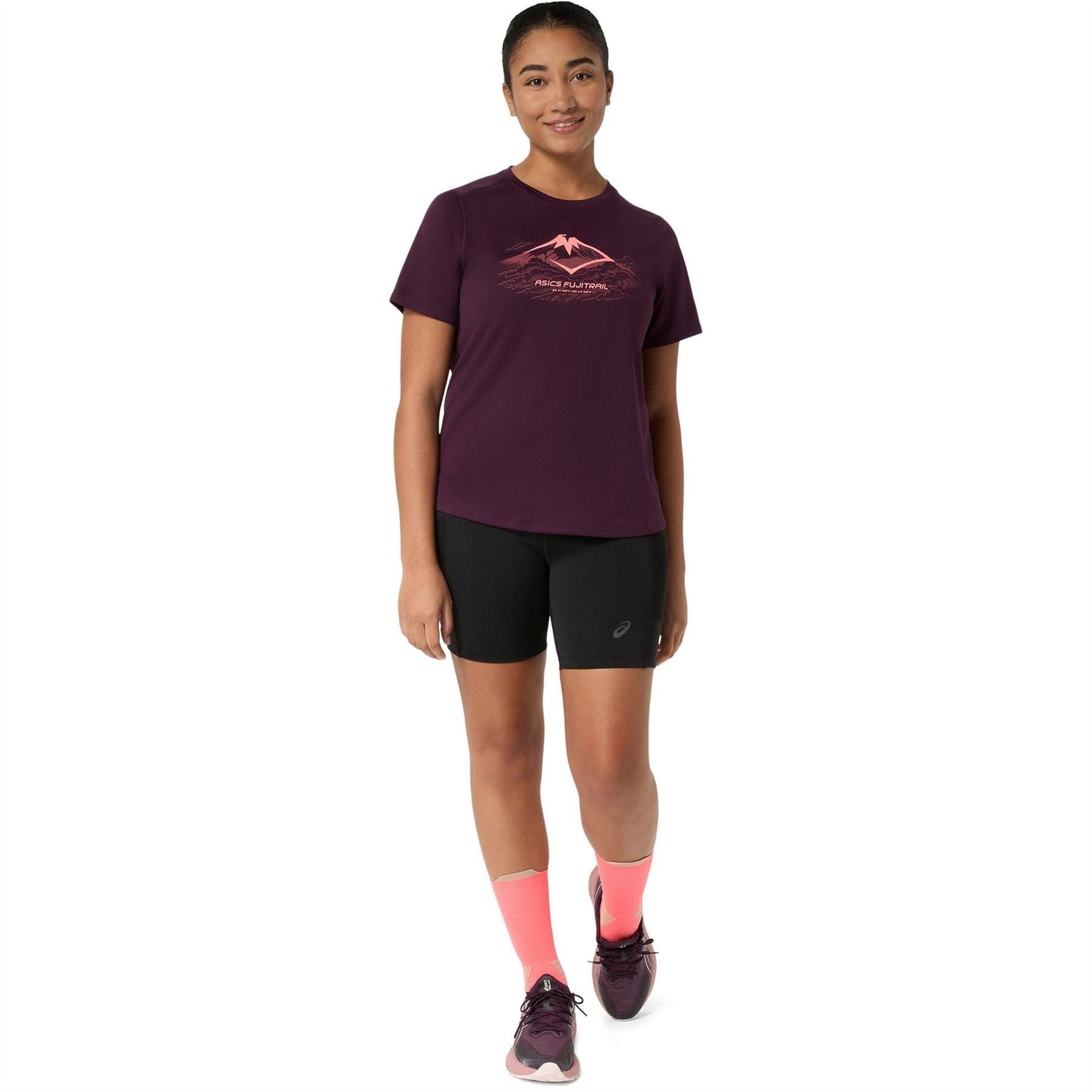 Asics Fuji Logo Short Sleeve Running T-Shirt