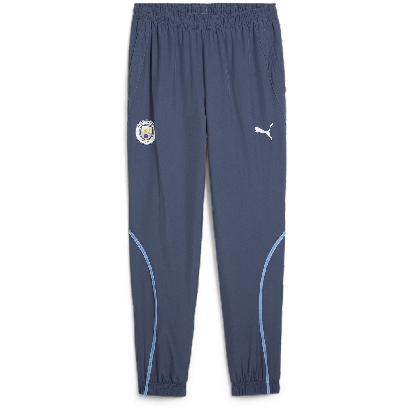 Puma Manchester City Fc Pre Match Tracksuit Bottoms 2024 2025 Adults
