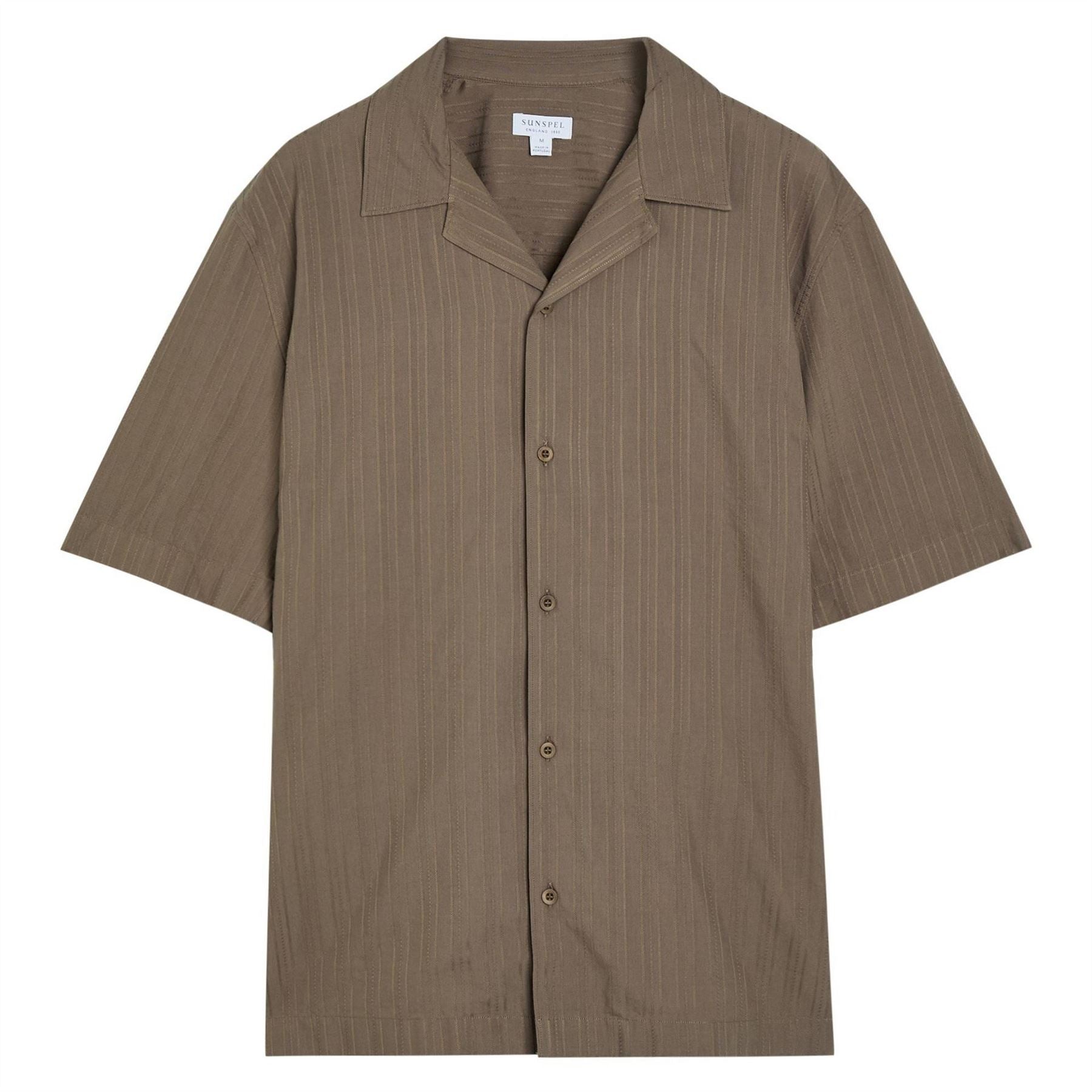 Sunspel Camp Clr Ss Shirt