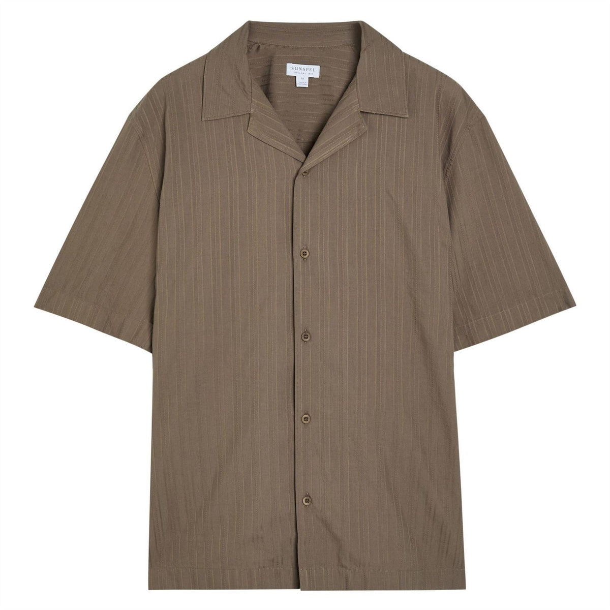 Sunspel Camp Clr Ss Shirt